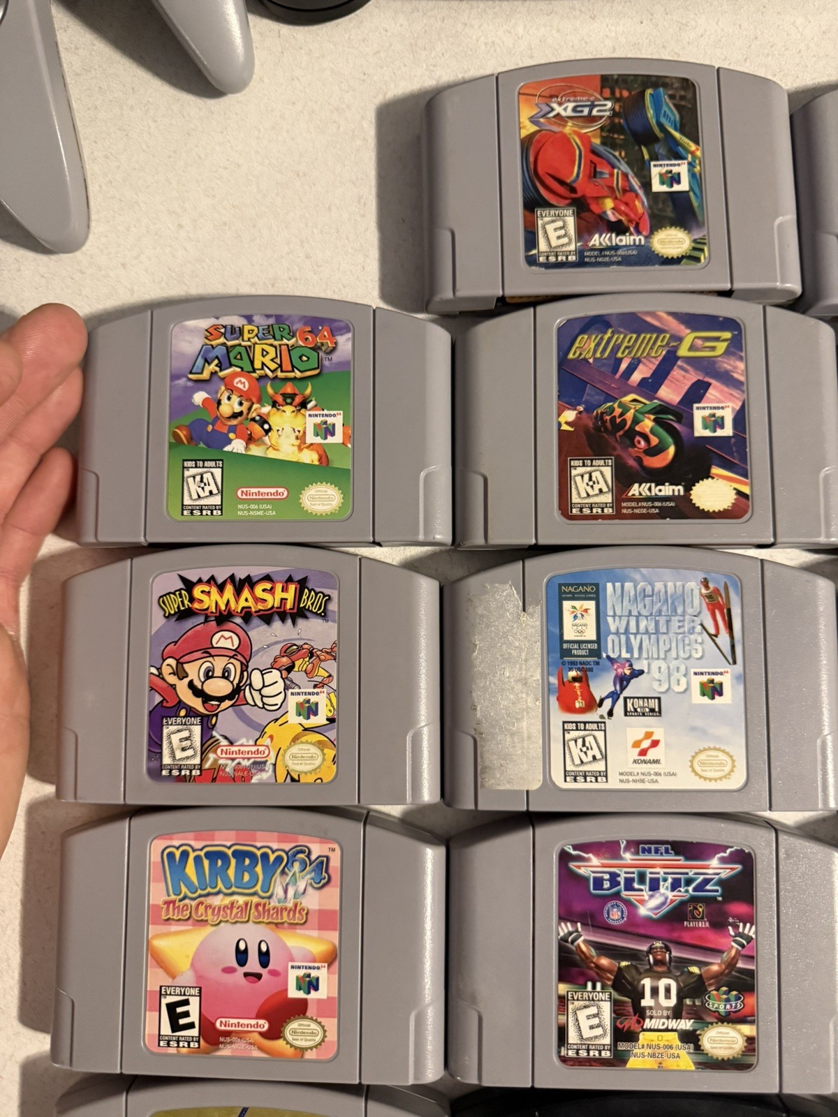 Nintendo 64 N64 Console Bundle w/19 Game 1 controller & hdmi converter box