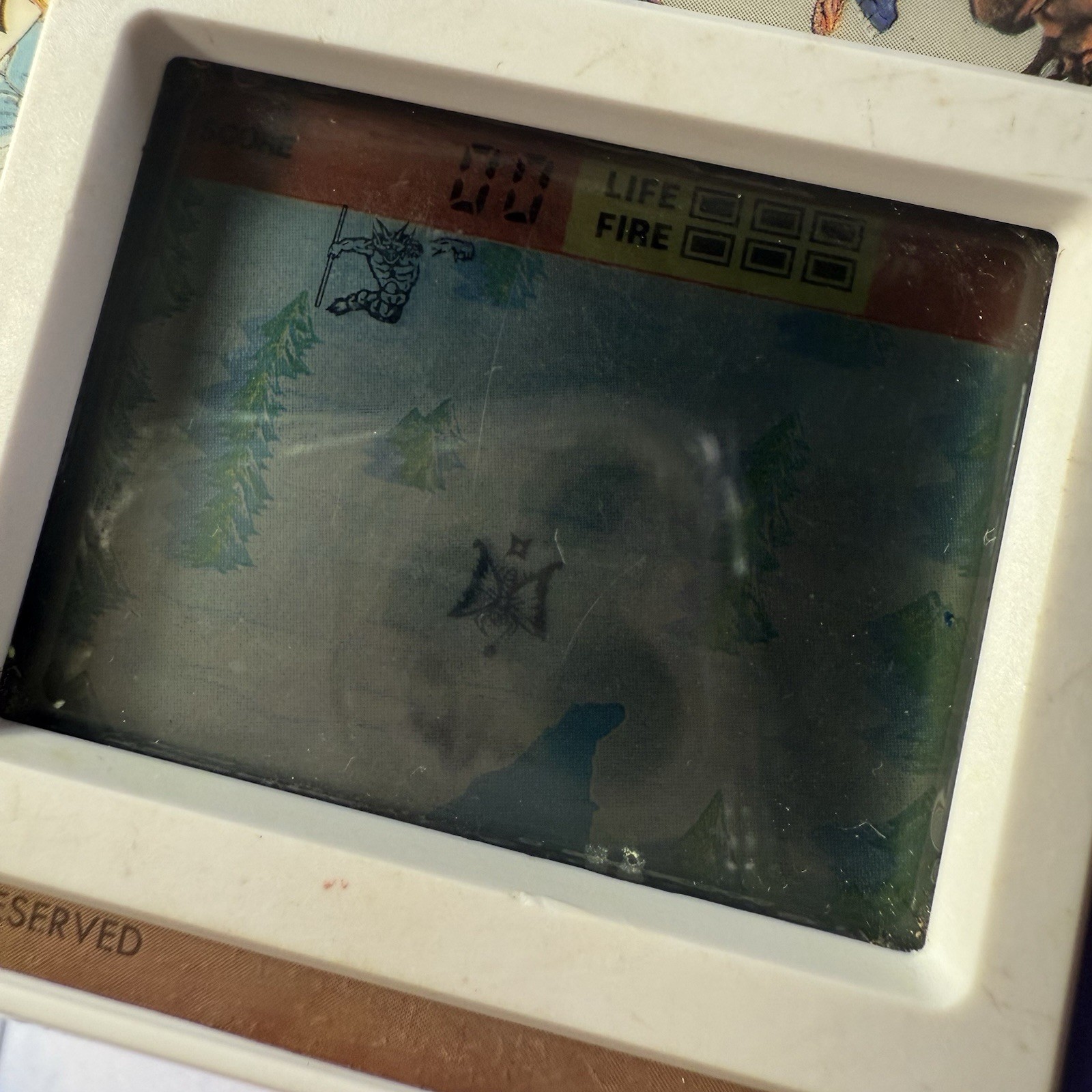 Dragon Spirit Handheld Electronic Game Console 1987! Rare Working Original