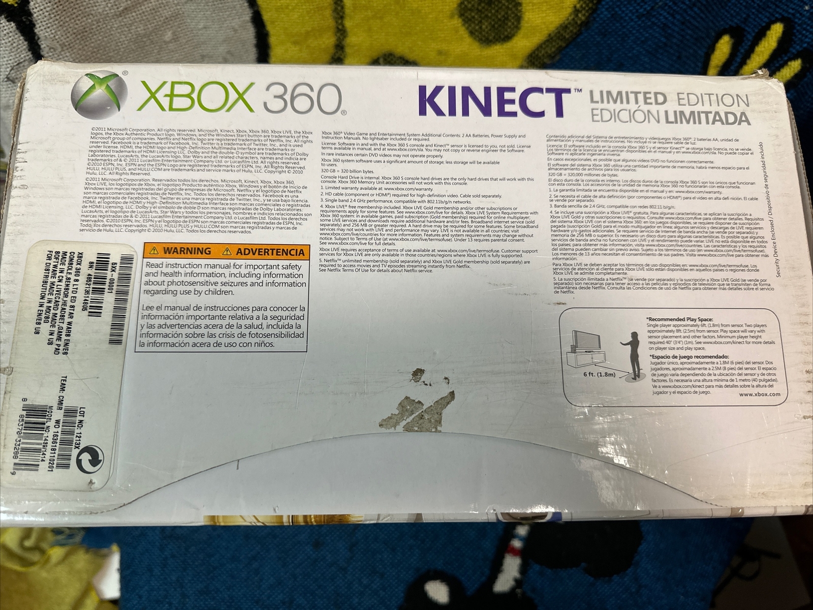Microsoft Xbox 360 320GB Kinect Star Wars Limited Edition (NTSC-U/C (US/CA))…