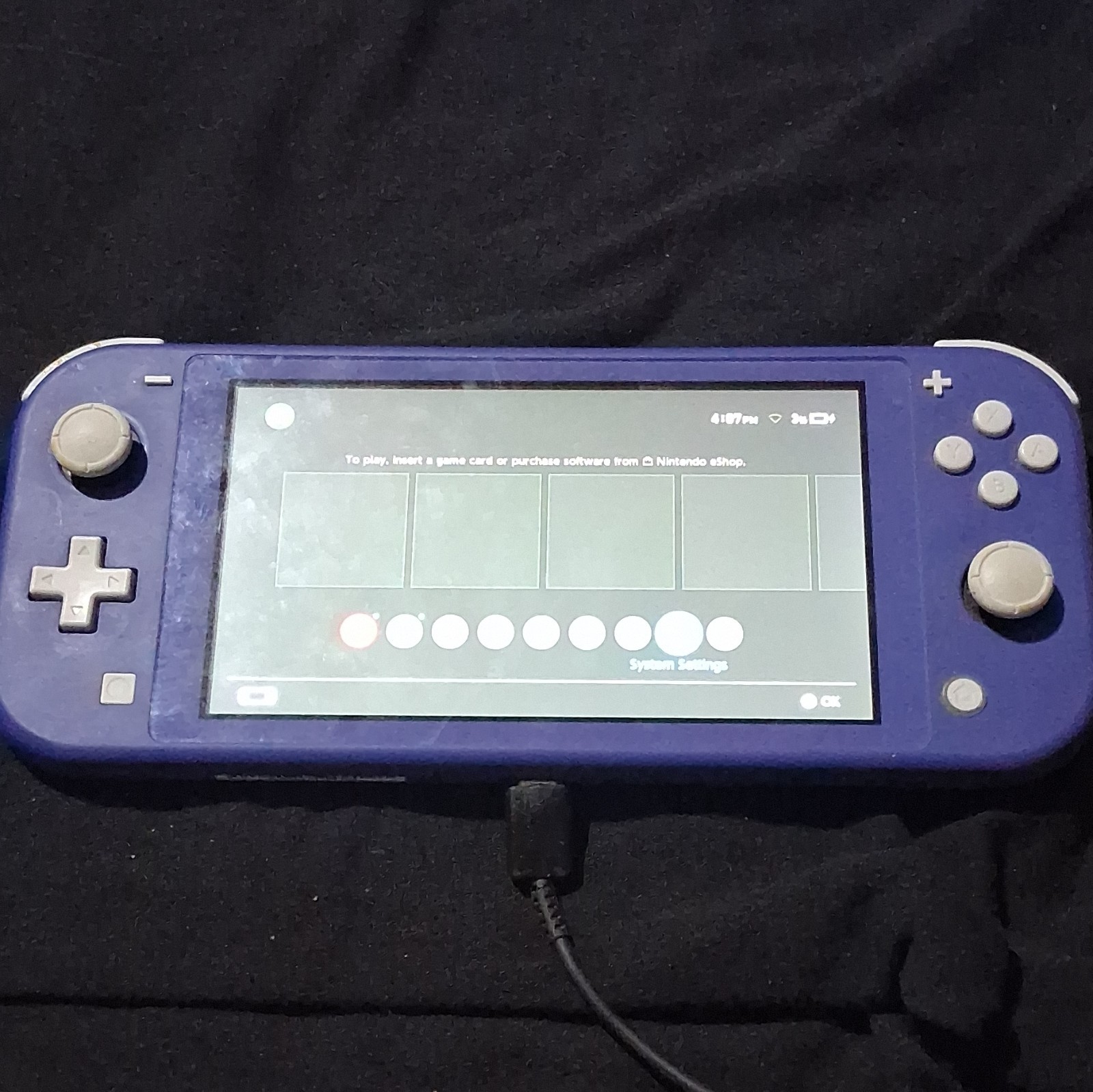Nintendo Switch Lite Blue HDH-001 Handheld Console w/ USB-C Charger