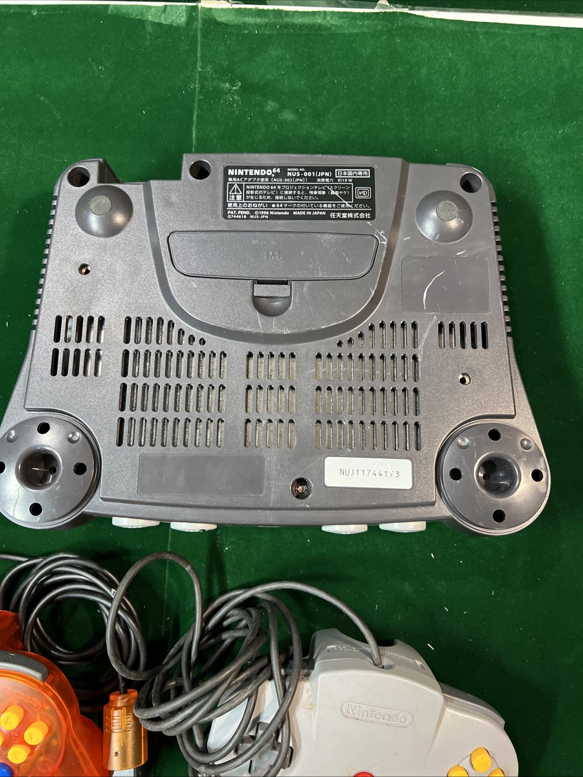 Nintendo 64 Console Only Nus 001 JPN 2 Controllers Atomic Only