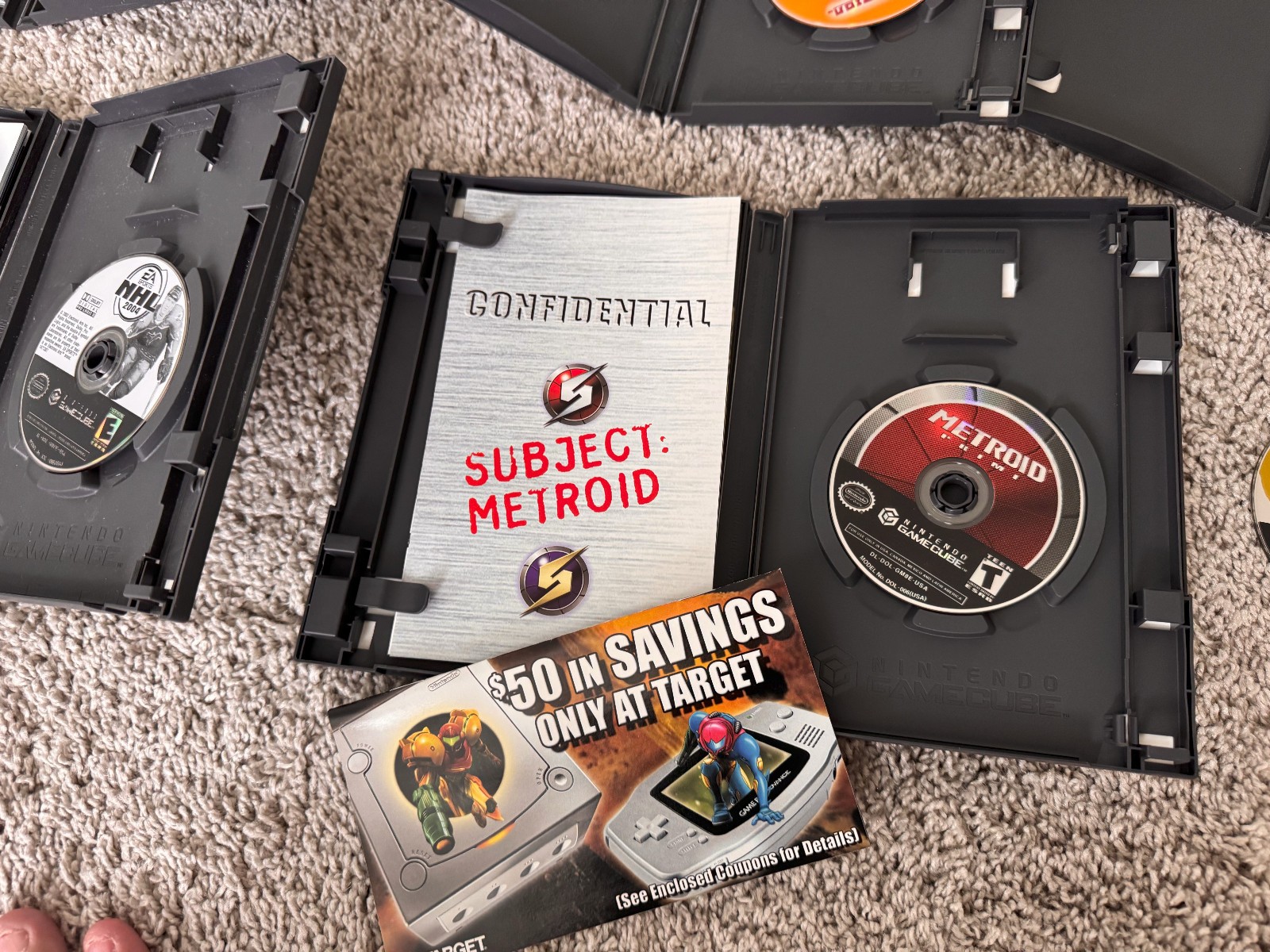 Nintendo Gamecube BUNDLE LOT with 13 games and 3 controllers