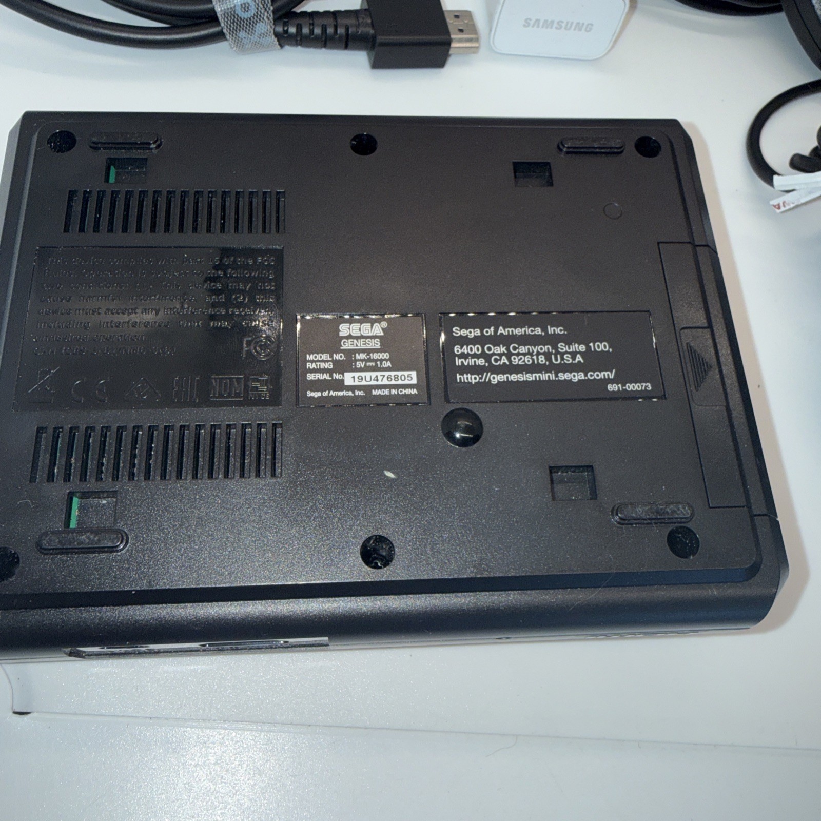 Sega Genesis Mini Classic Console 16 Bit MK-16000 W/ 2 Controllers/ HDMI