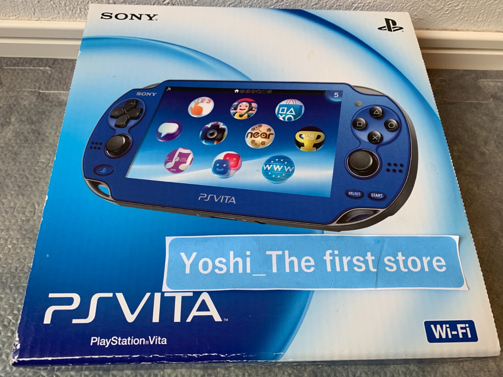 SONY PlayStation PS Vita PCH-1000 ZA04 Sapphire Blue Wi-Fi Boxed «Excellent»