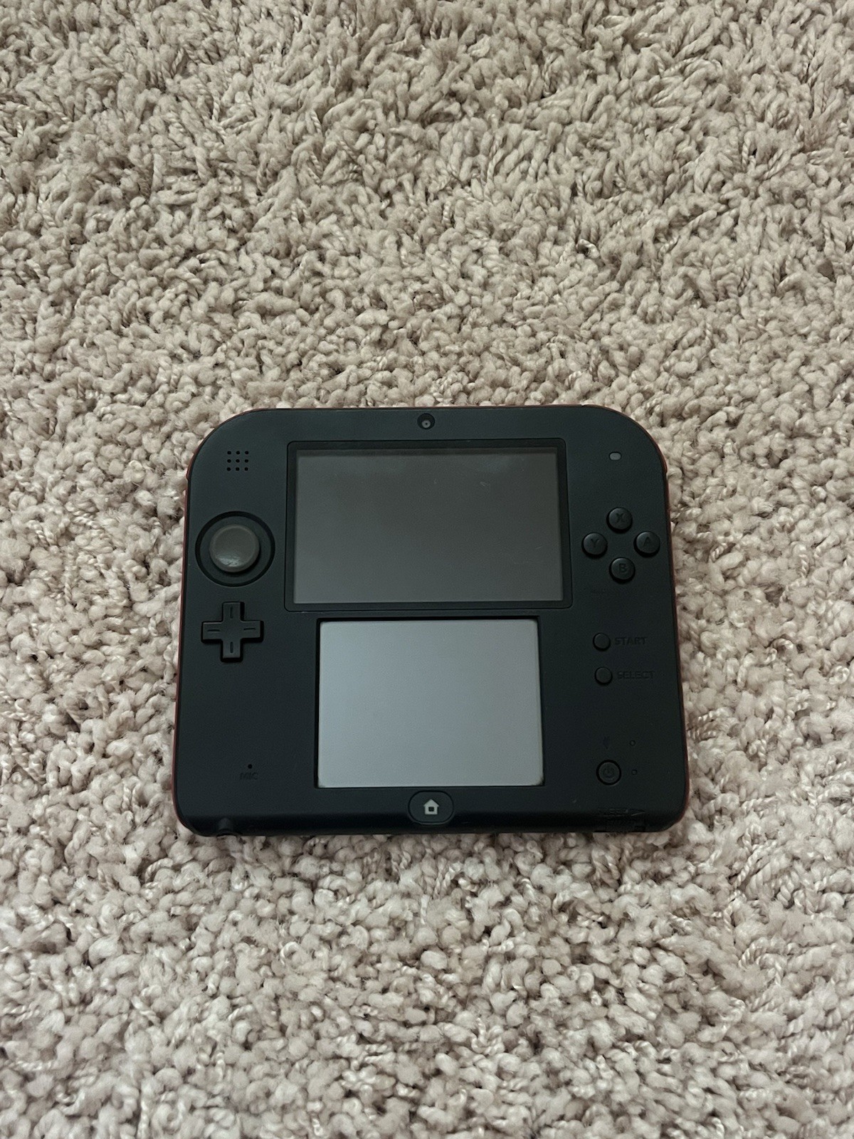 Nintendo 2DS Launch Edition Crimson Red Handheld System – Console, Case, SD Card
