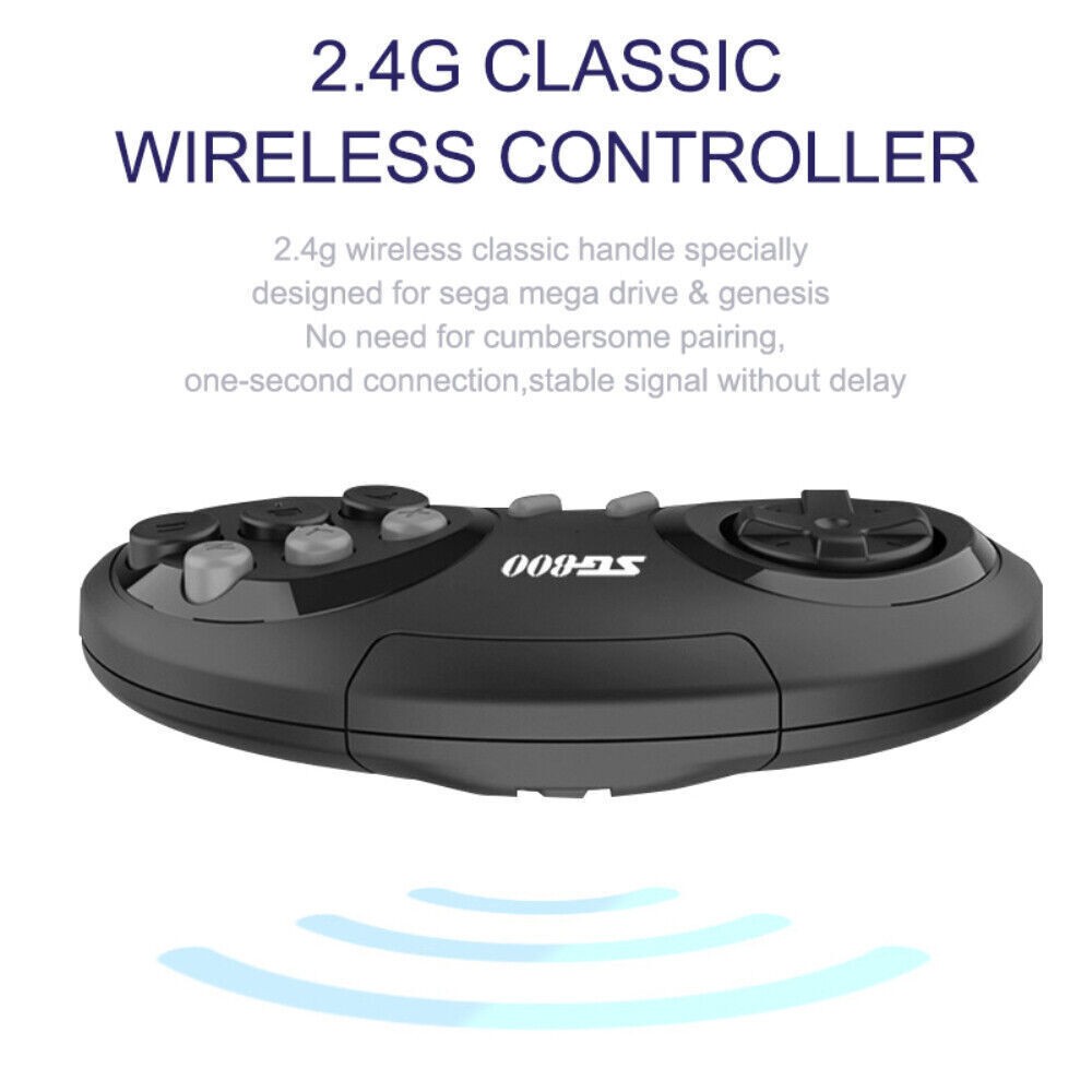 HDMI Retro TV Game Stick Console With 1500+ Games For Sega Genesis 2 Controllers