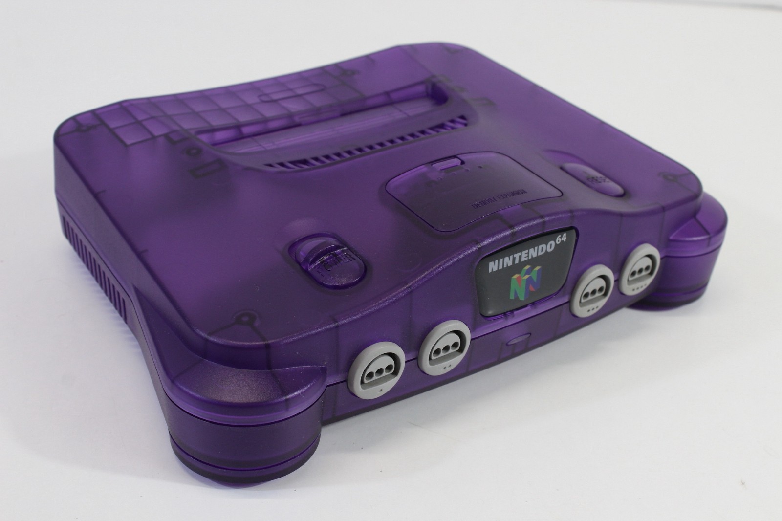 Nintendo 64 Clear Purple Console Controller AC AV Bundle N64 NTSC REGION FREE