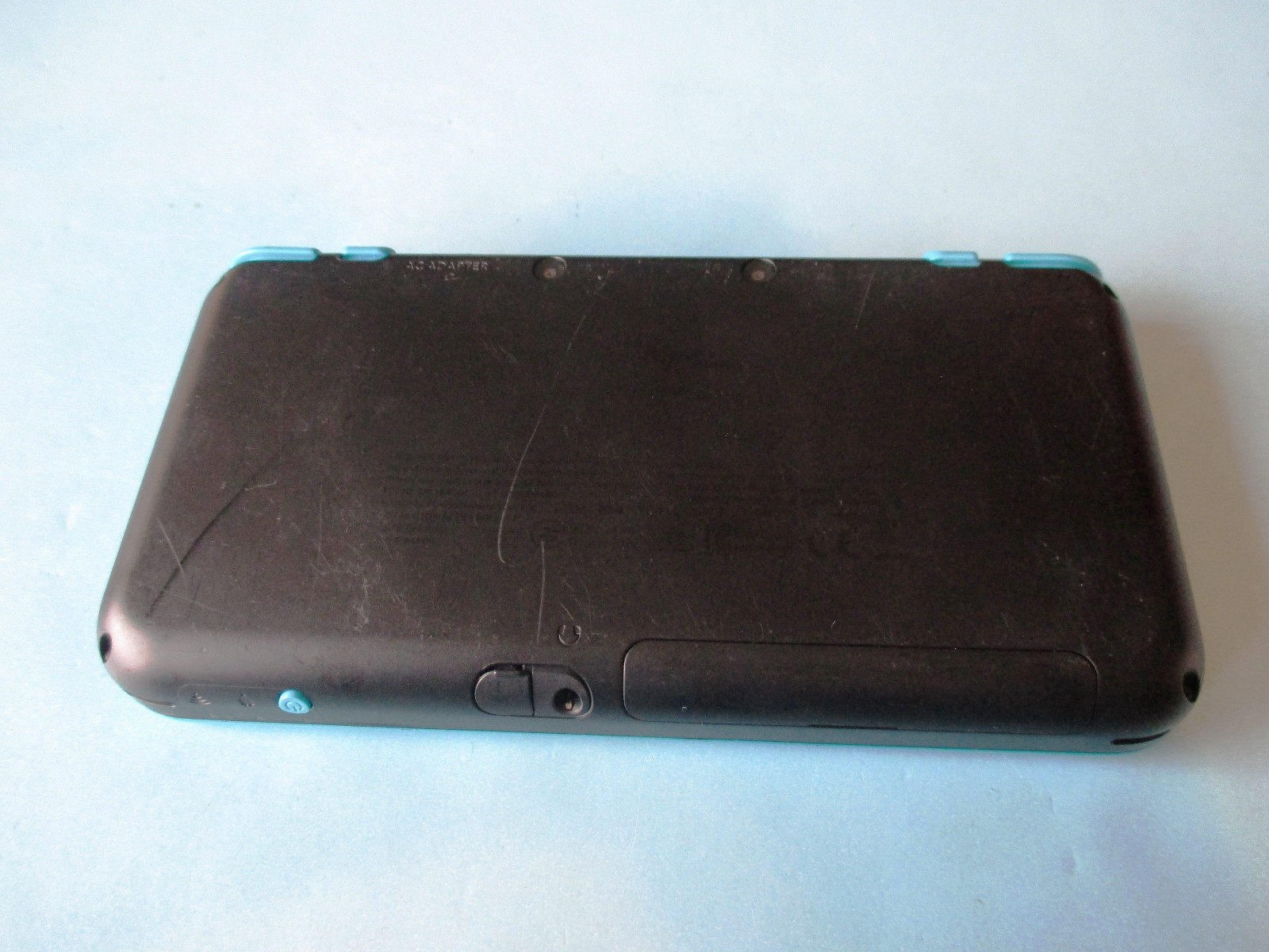Nintendo 2DS XL Black & Turquoise Console System w/Charger FREE Ship!
