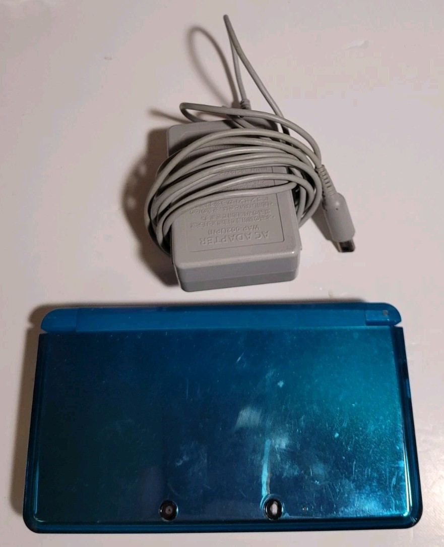 Nintendo 3DS Console Japanese Import – Aqua Blue – Tested – Japanese Region
