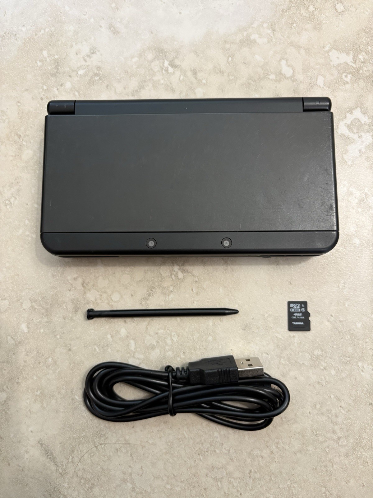Nintendo New 3DS Black Edition Handheld System Console With Charger USA Seller