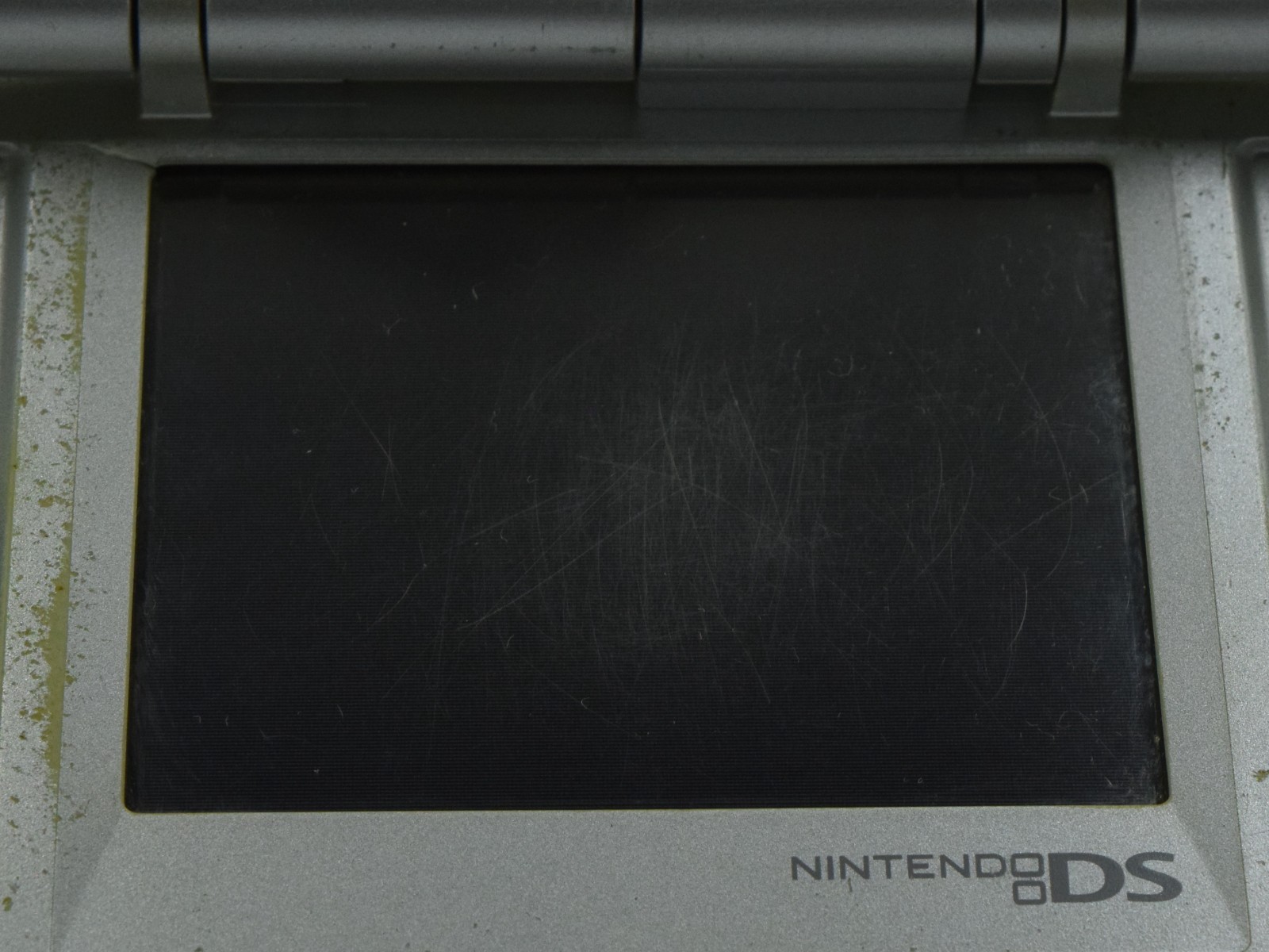 Nintendo Original DS Console Platinum Silver Tested Working Japan OEM
