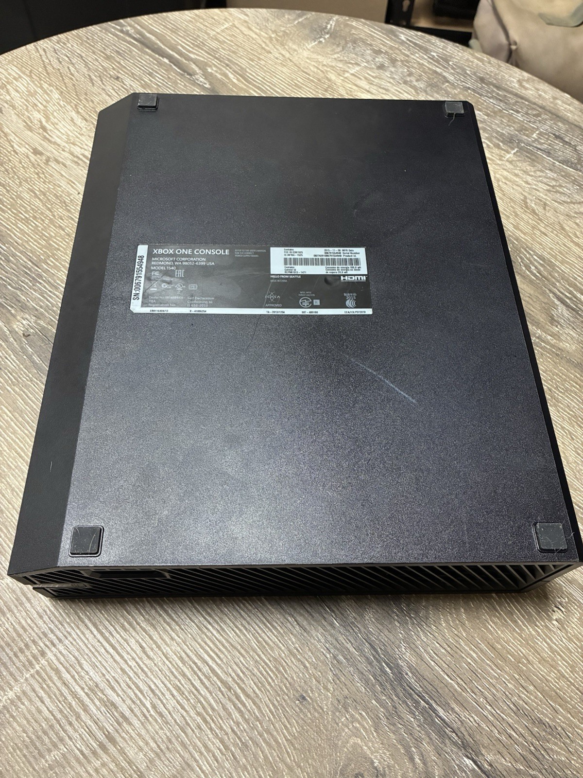 Microsoft Xbox One 500GB Console – Black UNTESTED
