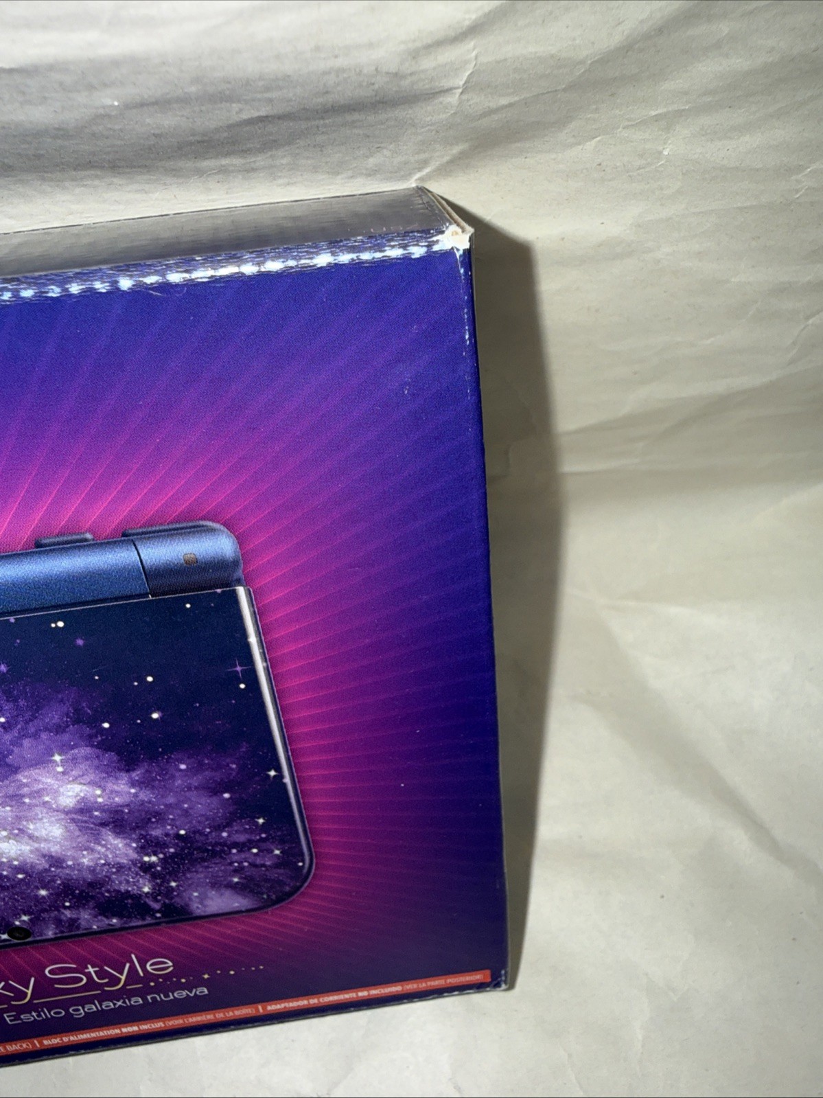 Nintendo New 3DS XL New Galaxy Style Purple/Black Wi-Fi NFC Handheld System New