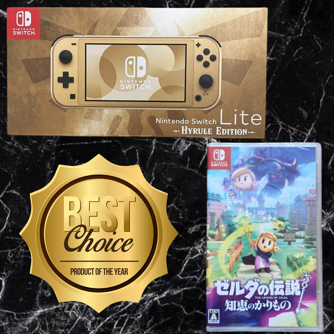 Nintendo Switch Lite Legend of Zelda Hyrule Limited Edition Console Gold select