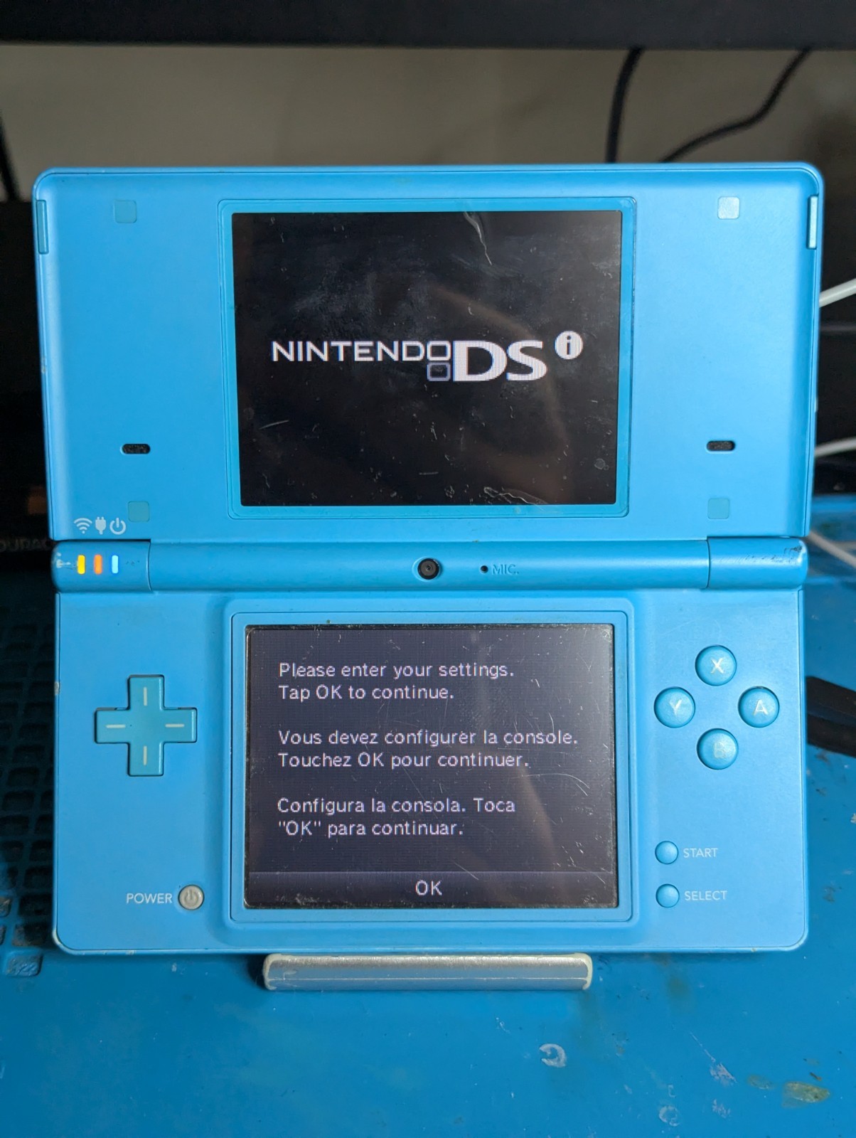 Blue Nintendo DSi