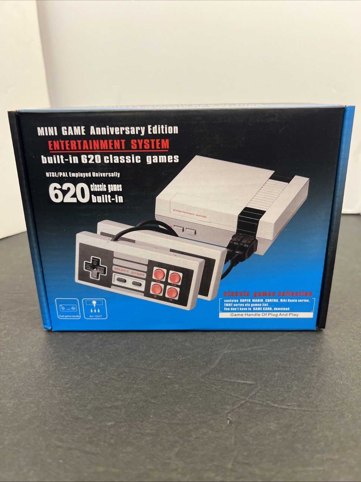 NEW Mini Game Anniversary Edition Classic Built-in 620 Classic Game super Mario