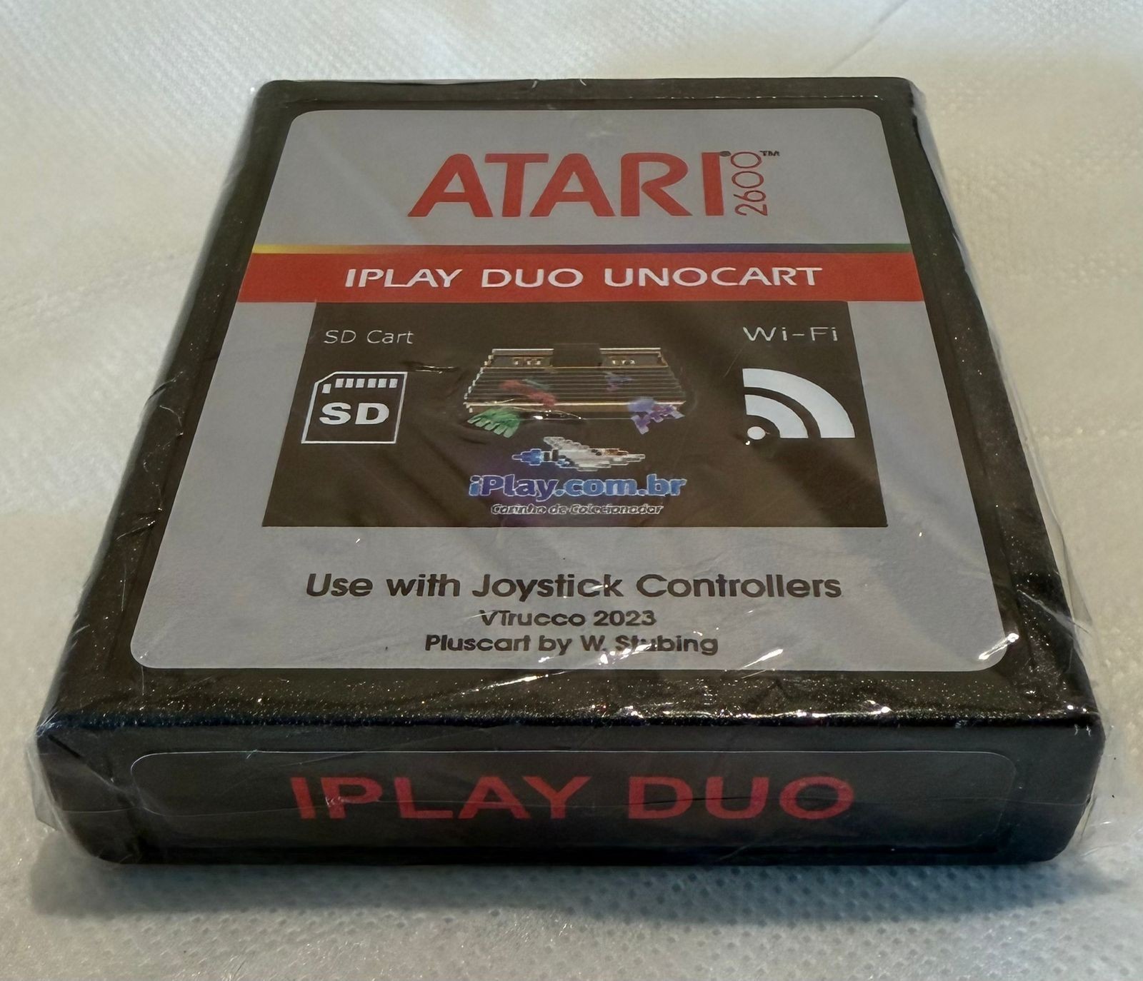 Atari 2600 DUO Unocart – Pluscart – WIFI + SD Cart with 2000 Games included