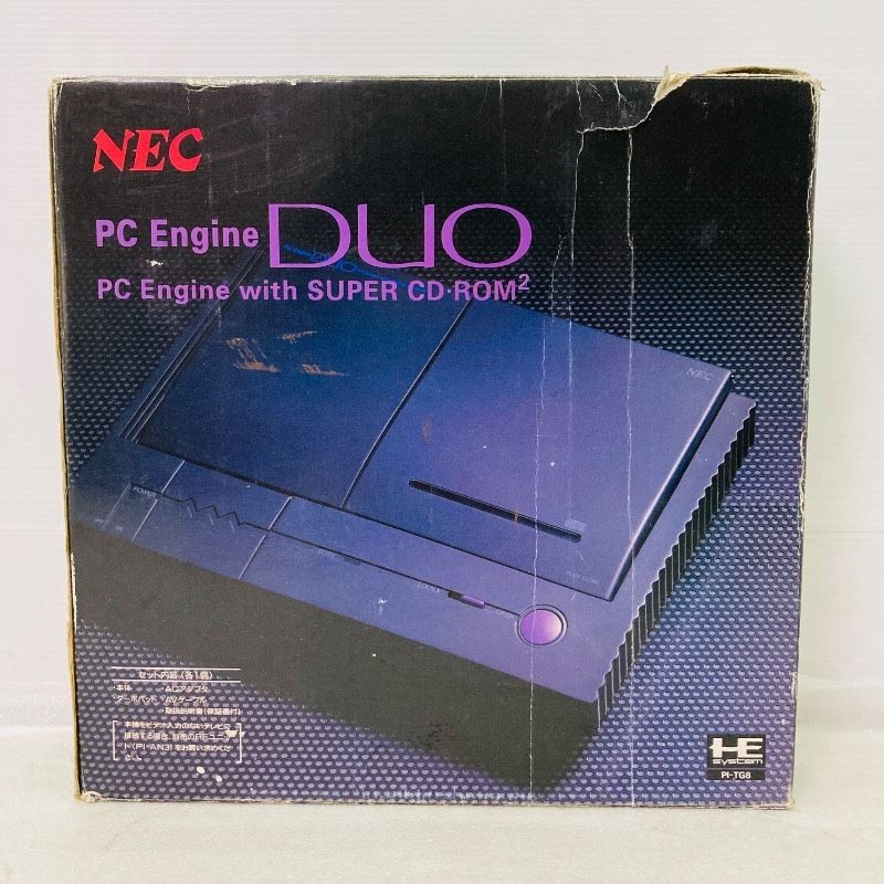 NEC PC Engine Duo PI-TG8 Console Boxed Tested Working HuCARD CD-ROM Japan