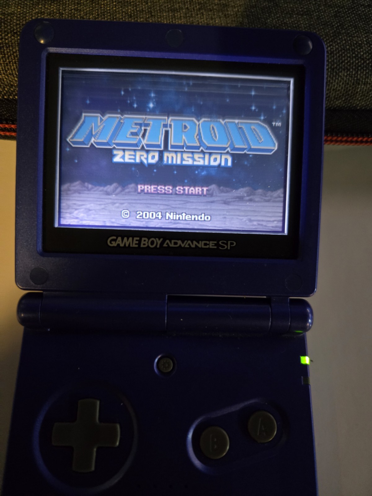 🎮Cobalt Blue Nintendo Game Boy Advance SP AGS-001 Video Gaming Handheld TESTED