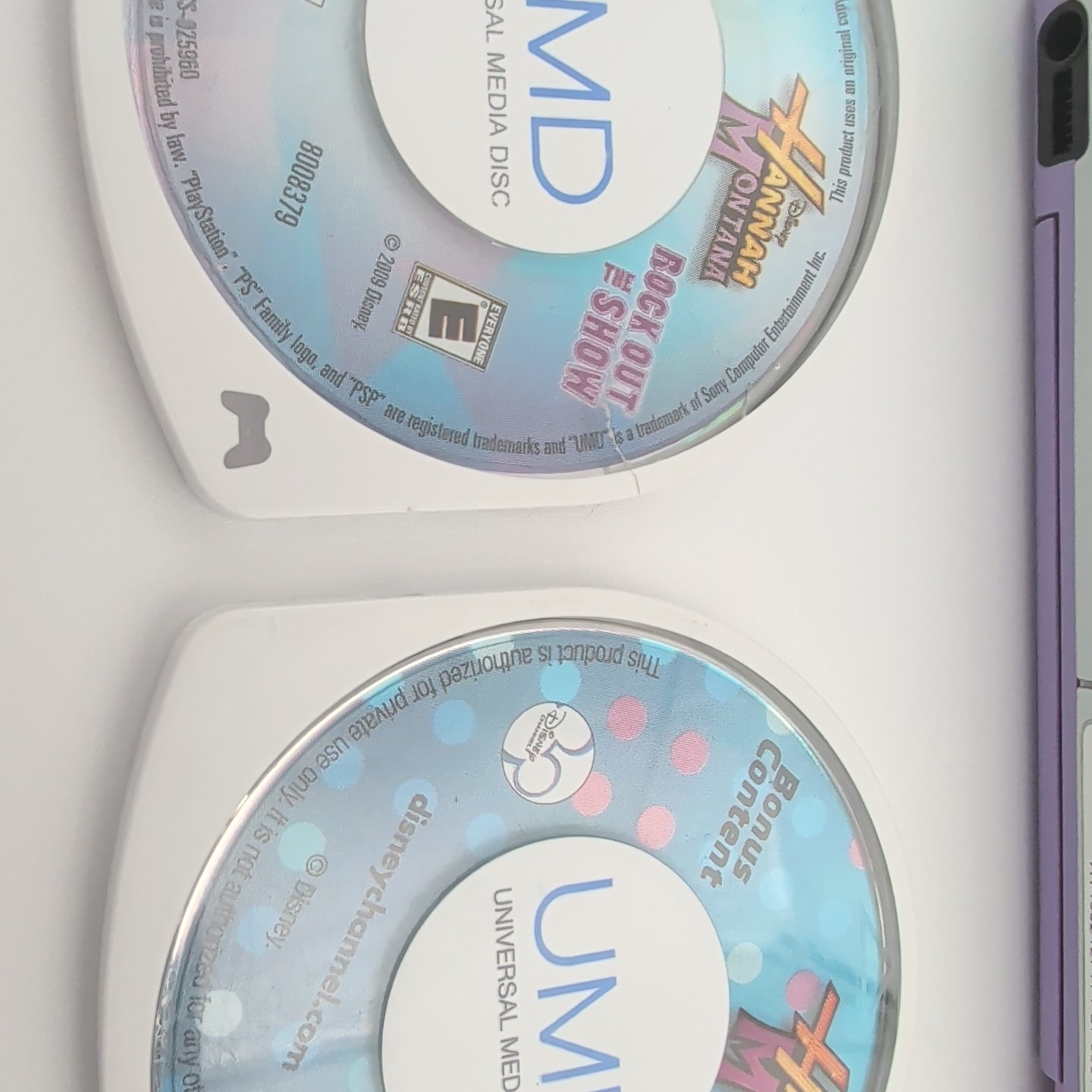 Sony PSP-3001 Hannah Montana Edition Purple W/ Cord, Batt, Ark4 CFW