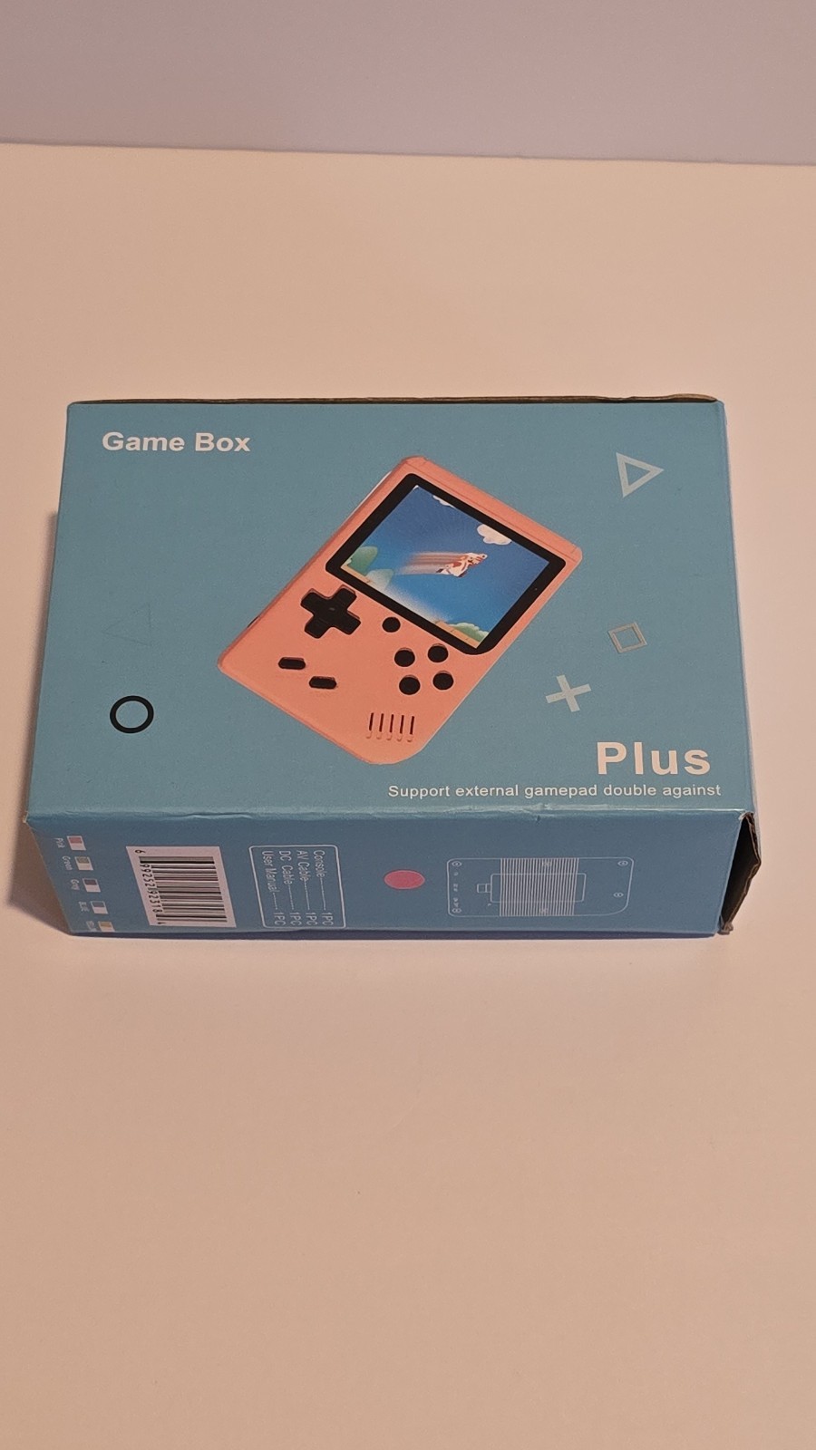 NEW IN BOX Game Box Plus- Hand Held Game System Red With Controller/