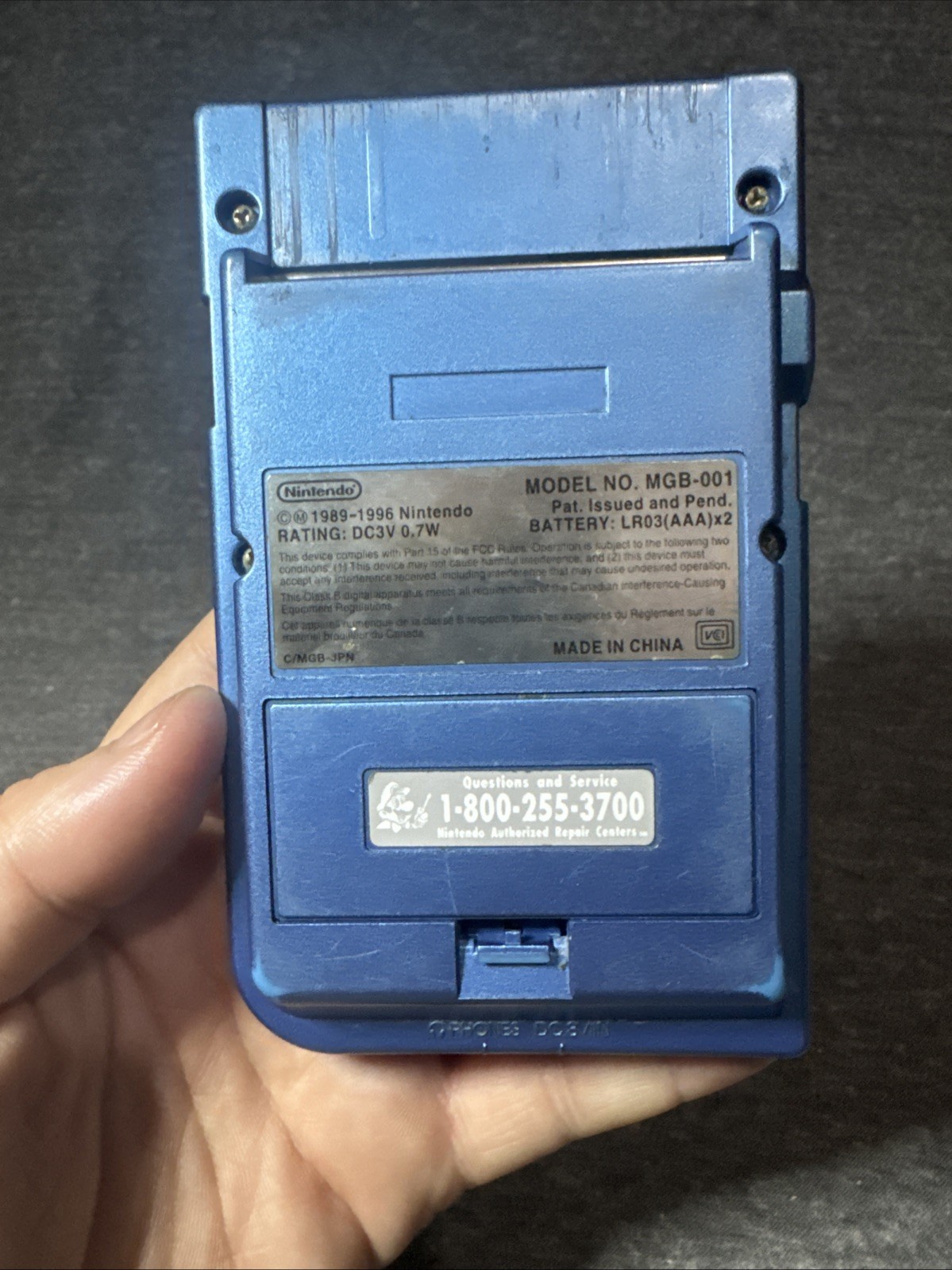 Nintendo Game Boy Pocket – Blue