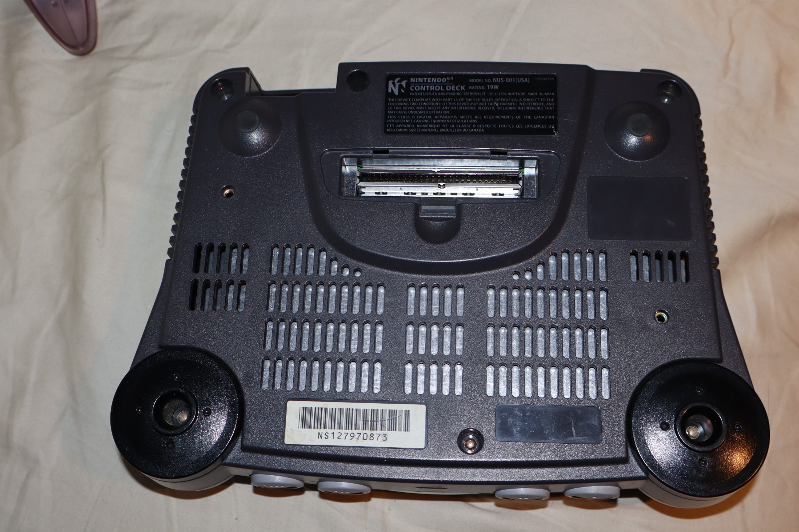 Nintendo 64 N64 Console TESTED WORKING w/ AC Adapter AV wire and Controller