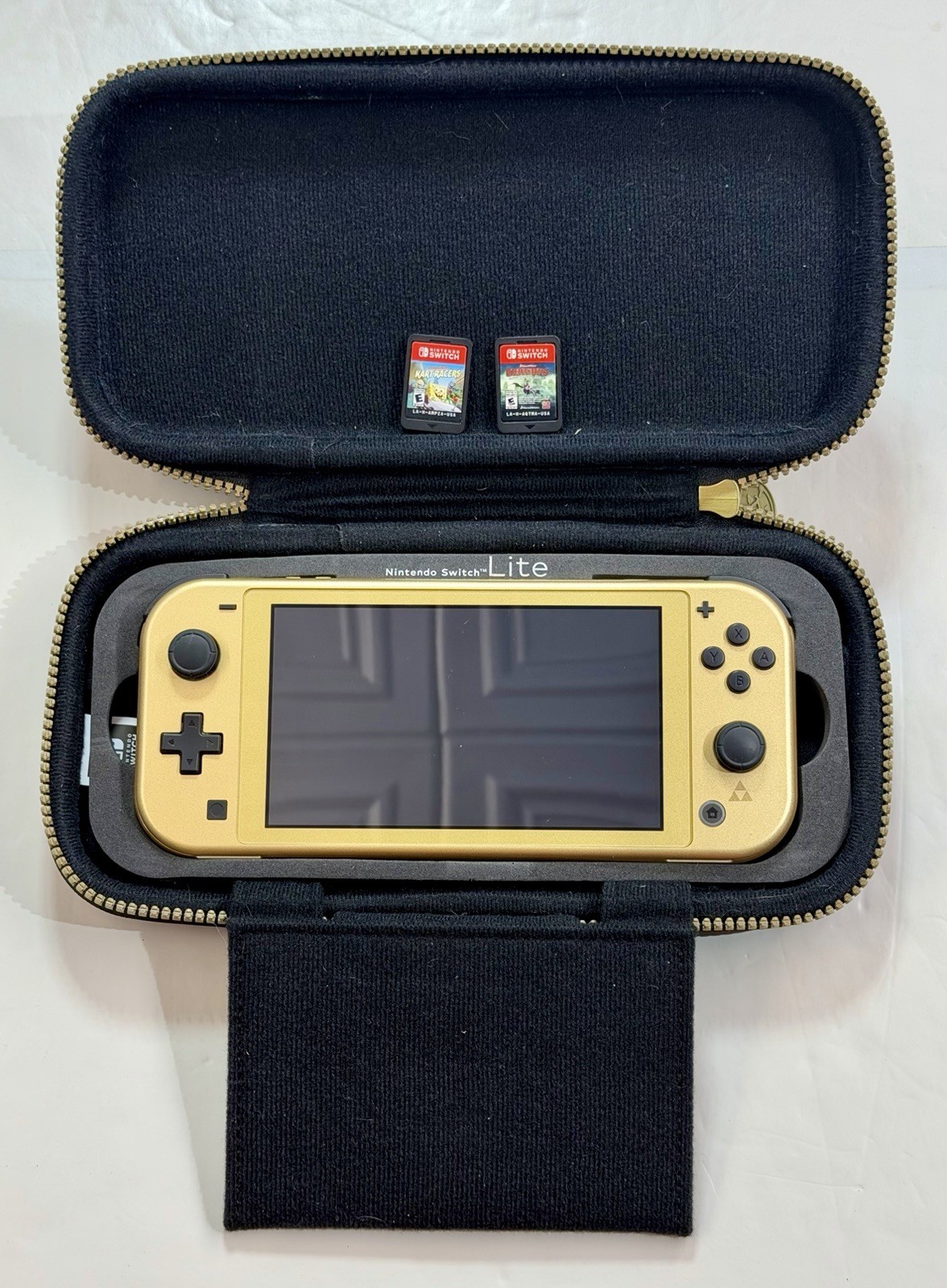 Nintendo Switch Lite Legend of Zelda Hyrule Limited Edition w/ 2 Games – Tested