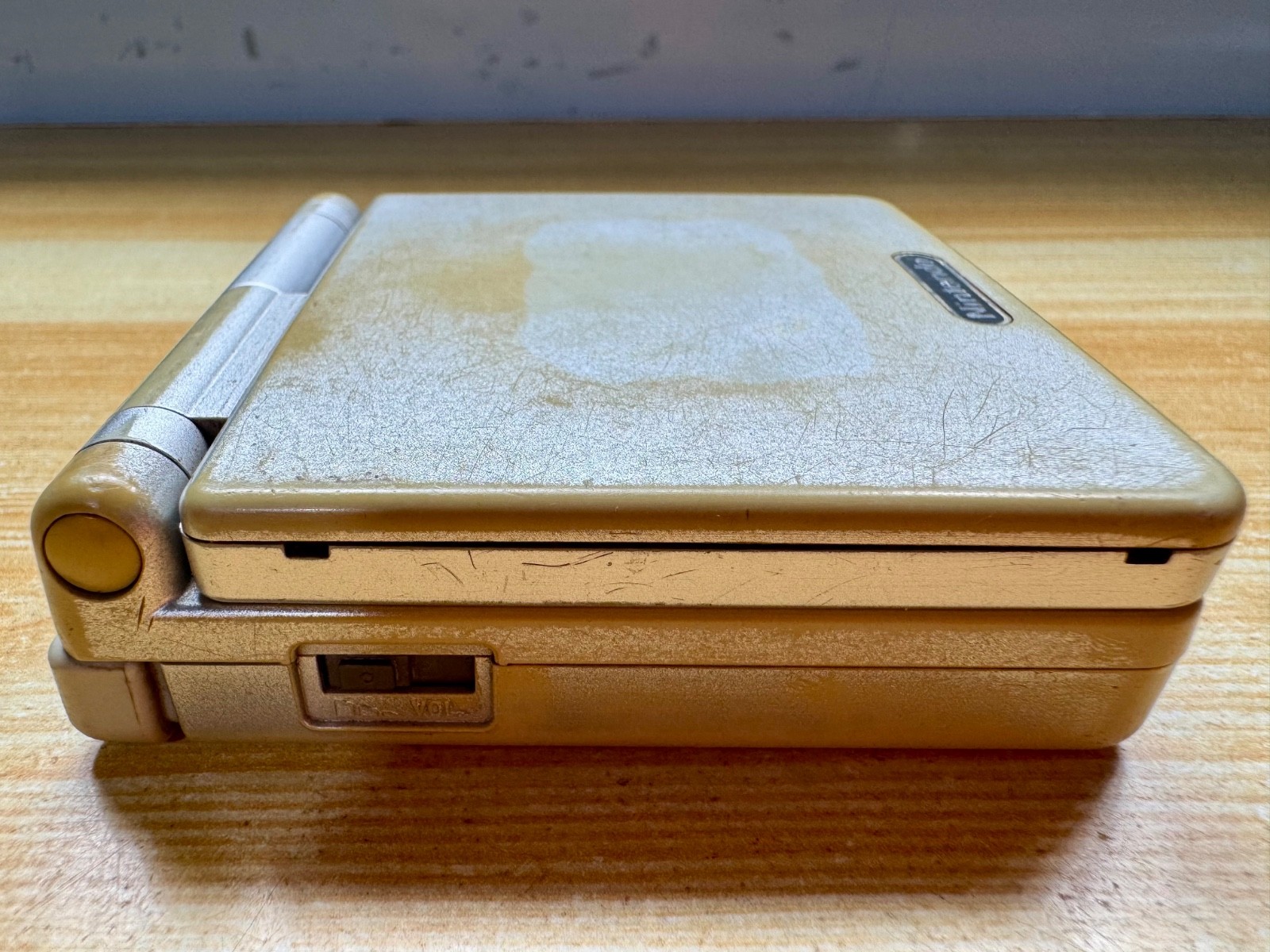 Nintendo Gameboy Advance SP AGS001 Ice Metallic Silver Handheld System Console