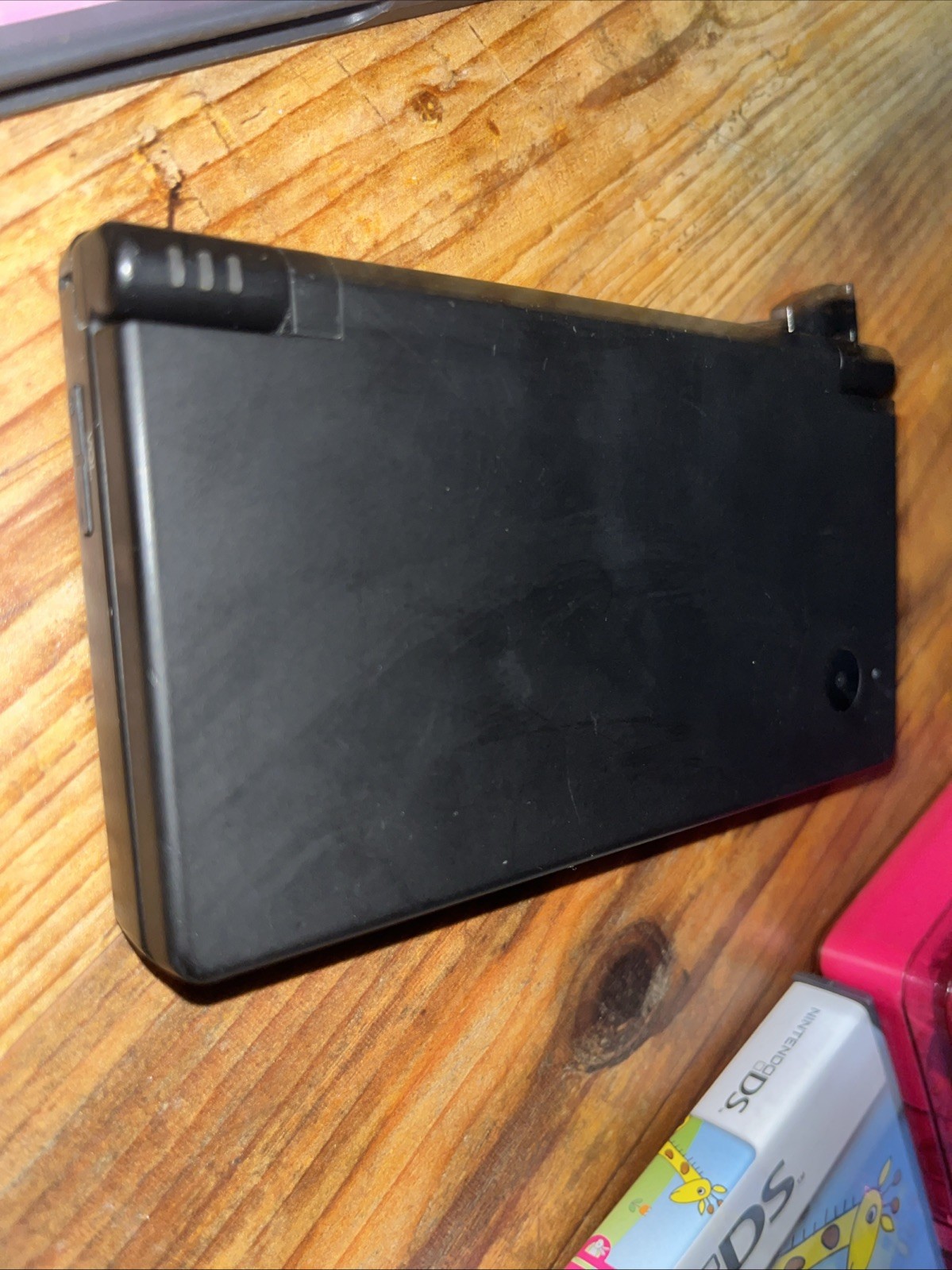Nintendo DSi (TWL-001) 2008 Black Bundle w/ 5 Games & Carrying Case