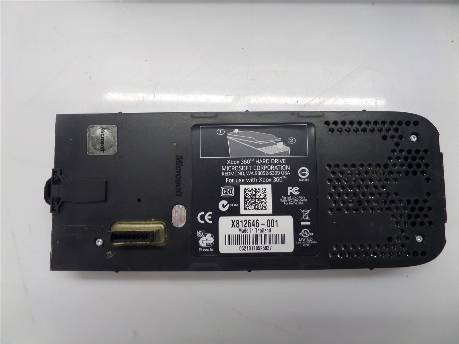 Microsoft Xbox 360 120GB Black Video Game Console – Bad Disc Tray