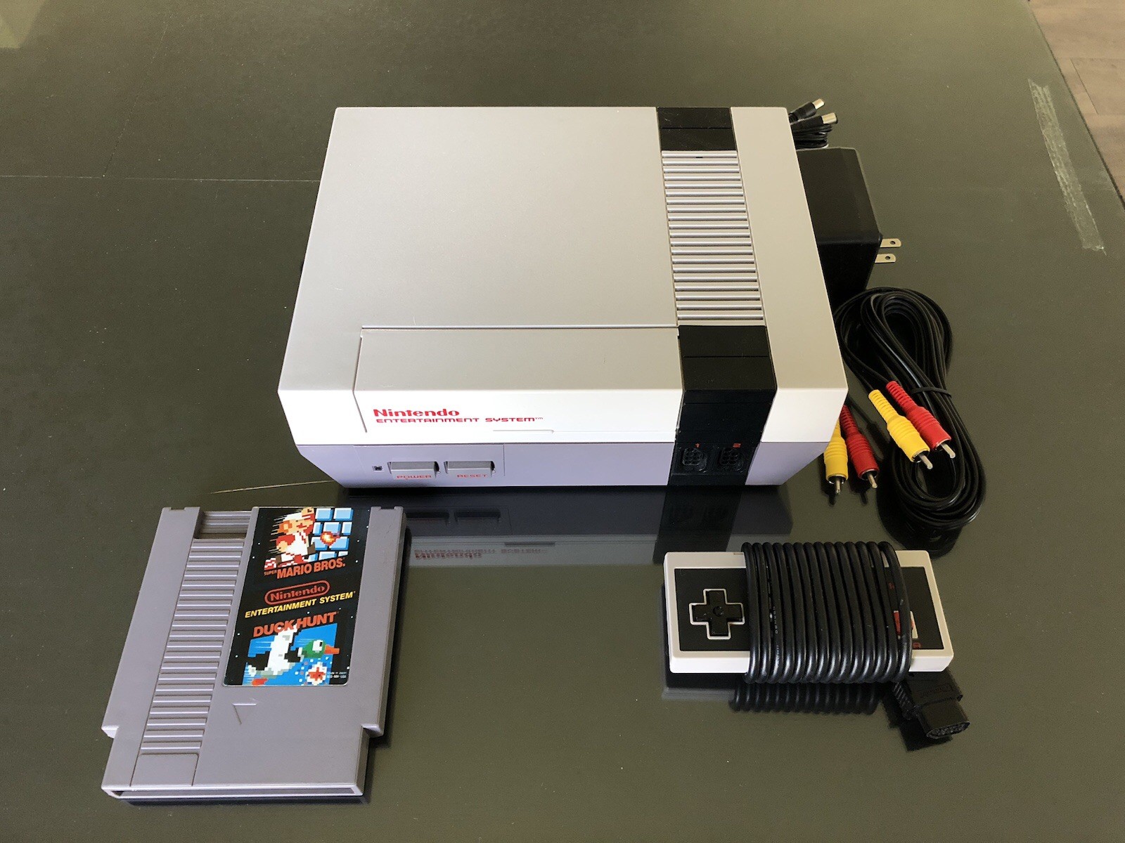 NINTENDO NES Console System Bundle Games Super Mario 1 2 3 SHIPS SAME DAY