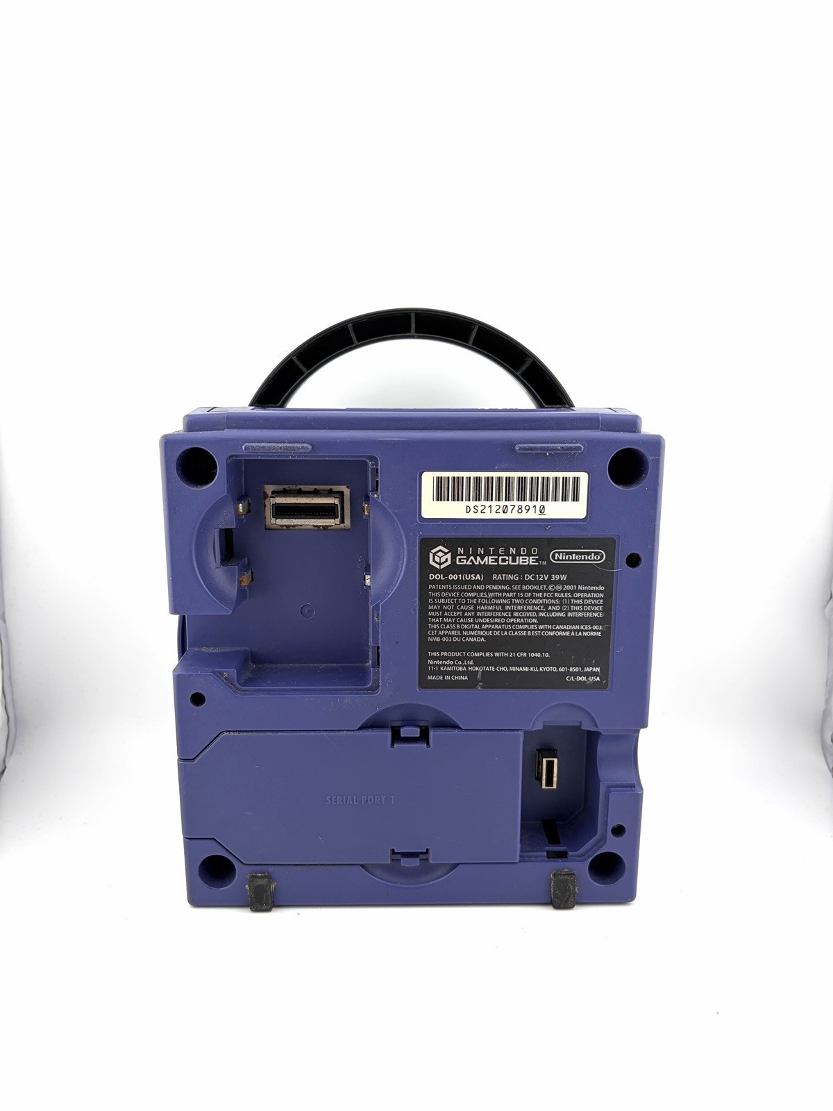 Nintendo GameCube Purple Indigo Console Only for Parts/Repair Fast Free Shipping
