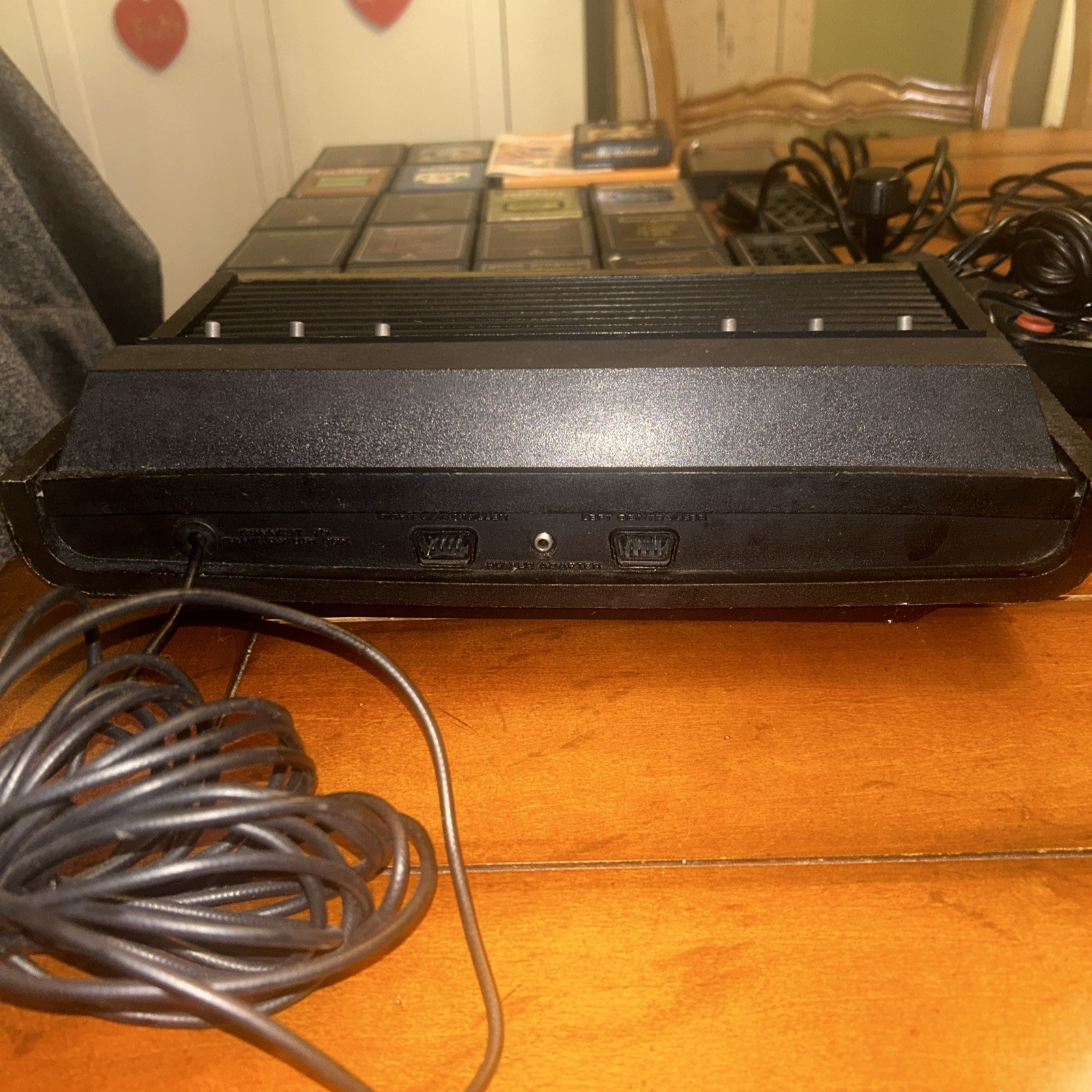 Atari CX-2600 Heavy Sixer Video Console Sunnyvale USA Games & Controllers Tested