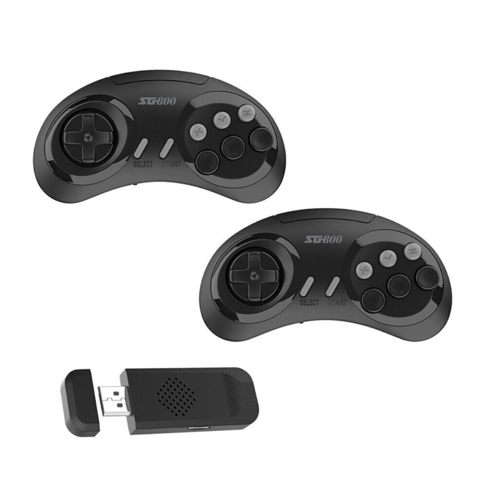 HDMI Retro TV Game Stick Console With 1500+ Games For Sega Genesis 2 Controllers