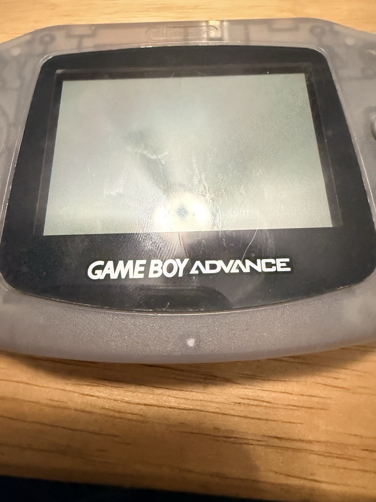 Nintendo Game Boy Advance GBA Glacier Ice Bundle 4 Games Nintendo Zipper Case