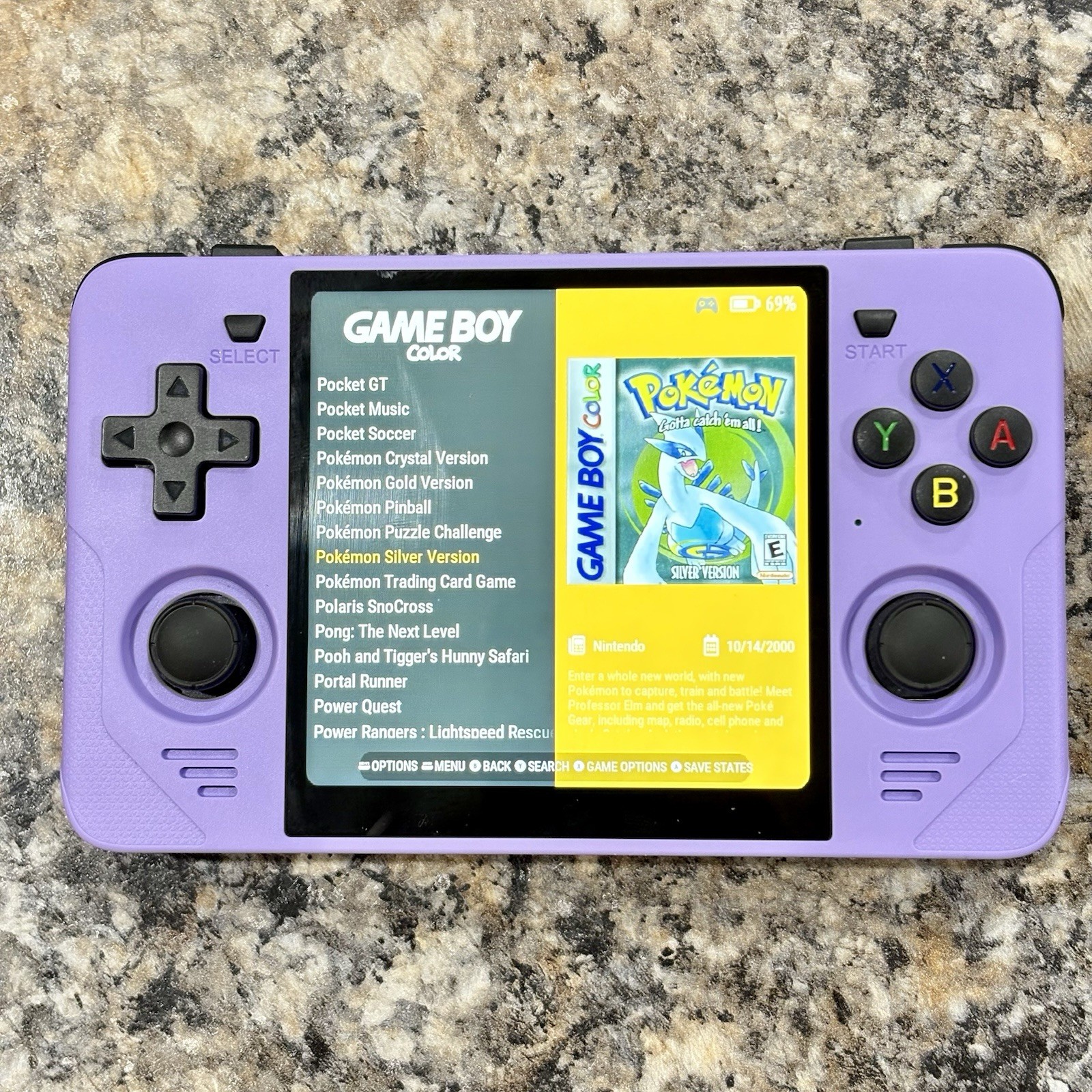 New PowKiddy RGB30 Gaming Handheld New 64GB Card Custom Loaded Ready To Play