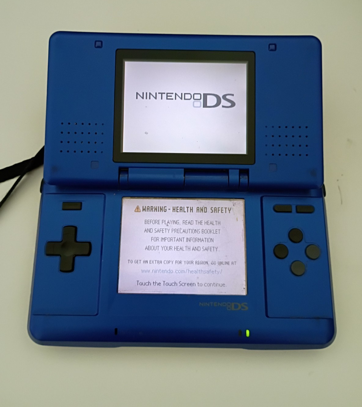 Nintendo DS Model NTR-001 (Cobalt Blue) – Tested And Working Console And Charger