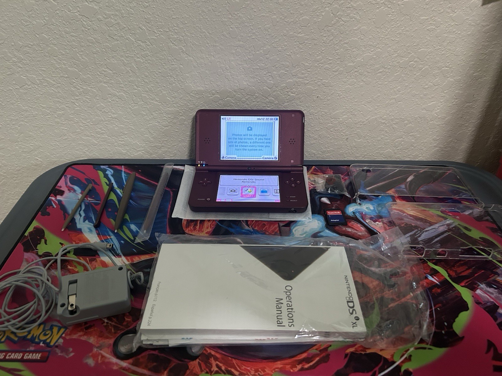 Nintendo DSi XL – Burgundy Red – Handheld Console – Great Condition