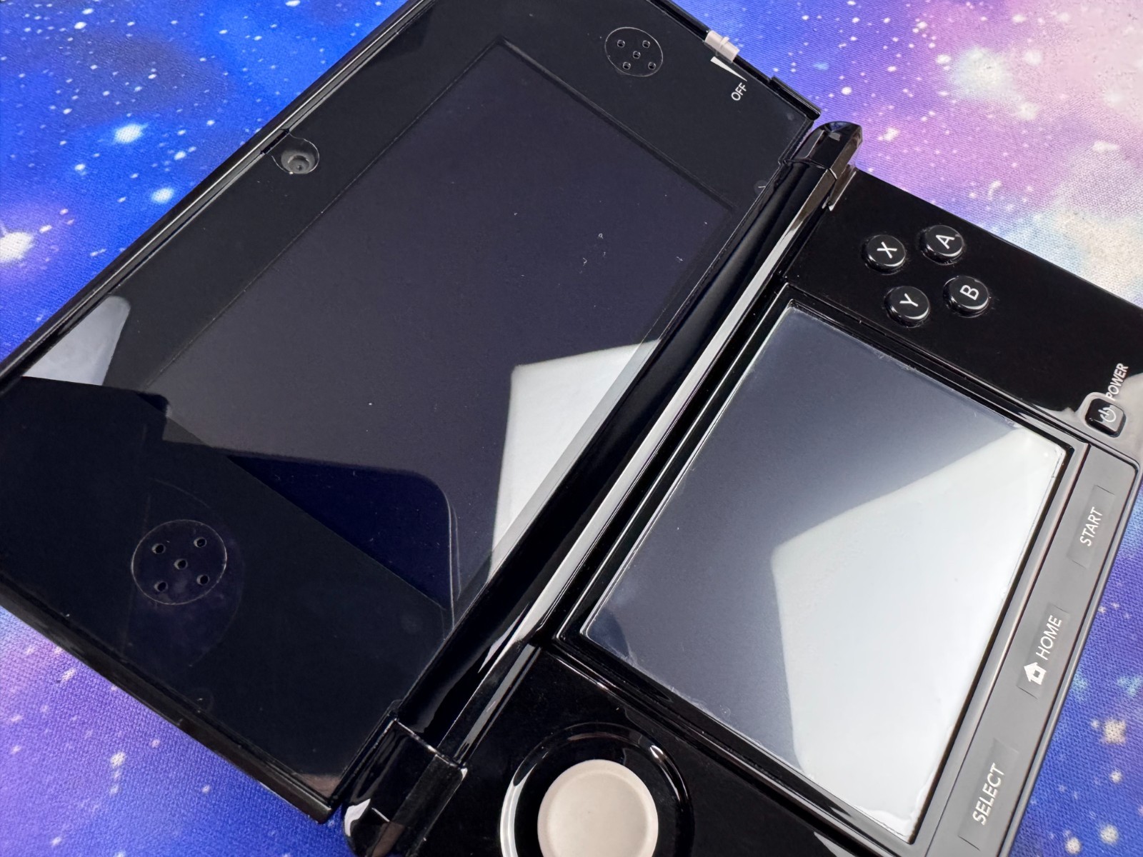 USB INBUILT CAPTURE CARD Clear Black Original Nintendo 3DS Console REGFREE