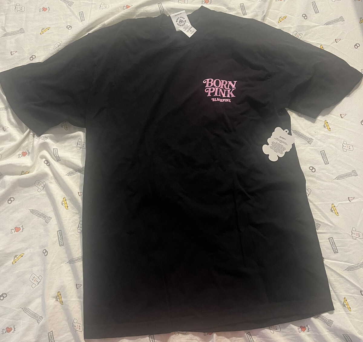 NEW BlackPink X Verdy Born Pink T-Shirt Size Medium Pop-Up Girls Don’t Cry Black