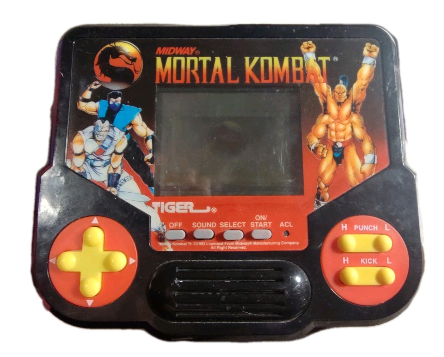 Tiger Midway Mortal Kombat Portable Handheld – WORKS! 1988