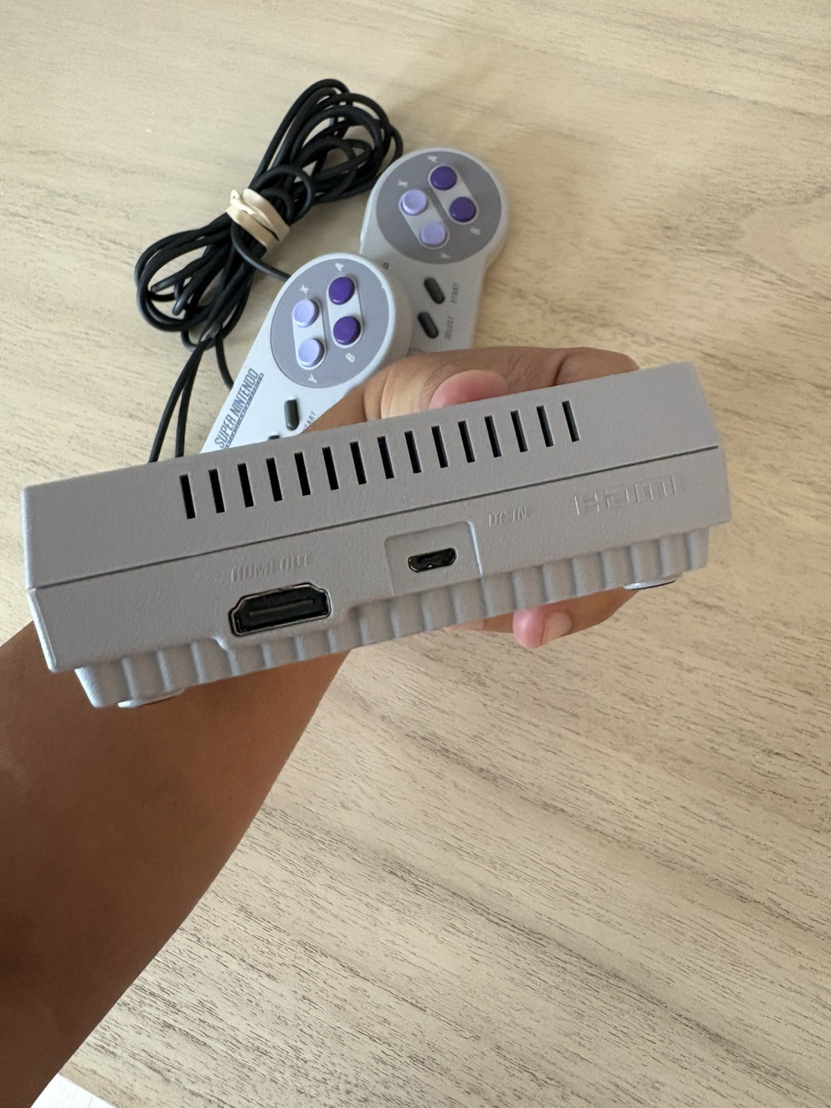 Nintendo Super Nintendo SNES Classic Mini Console OEM & Two Controllers Only