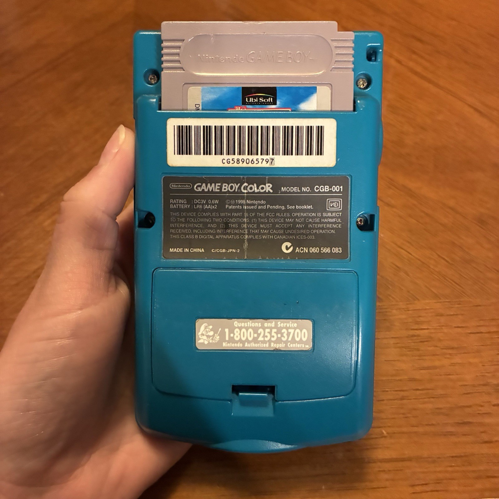 Nintendo Game Boy Color Handheld Game Console – Teal