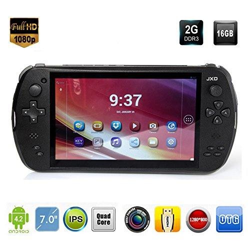 JXD S7800B 7″ Android Gaming Tablet Gamepad 2GB RAM 16GB Retro Emulation Black