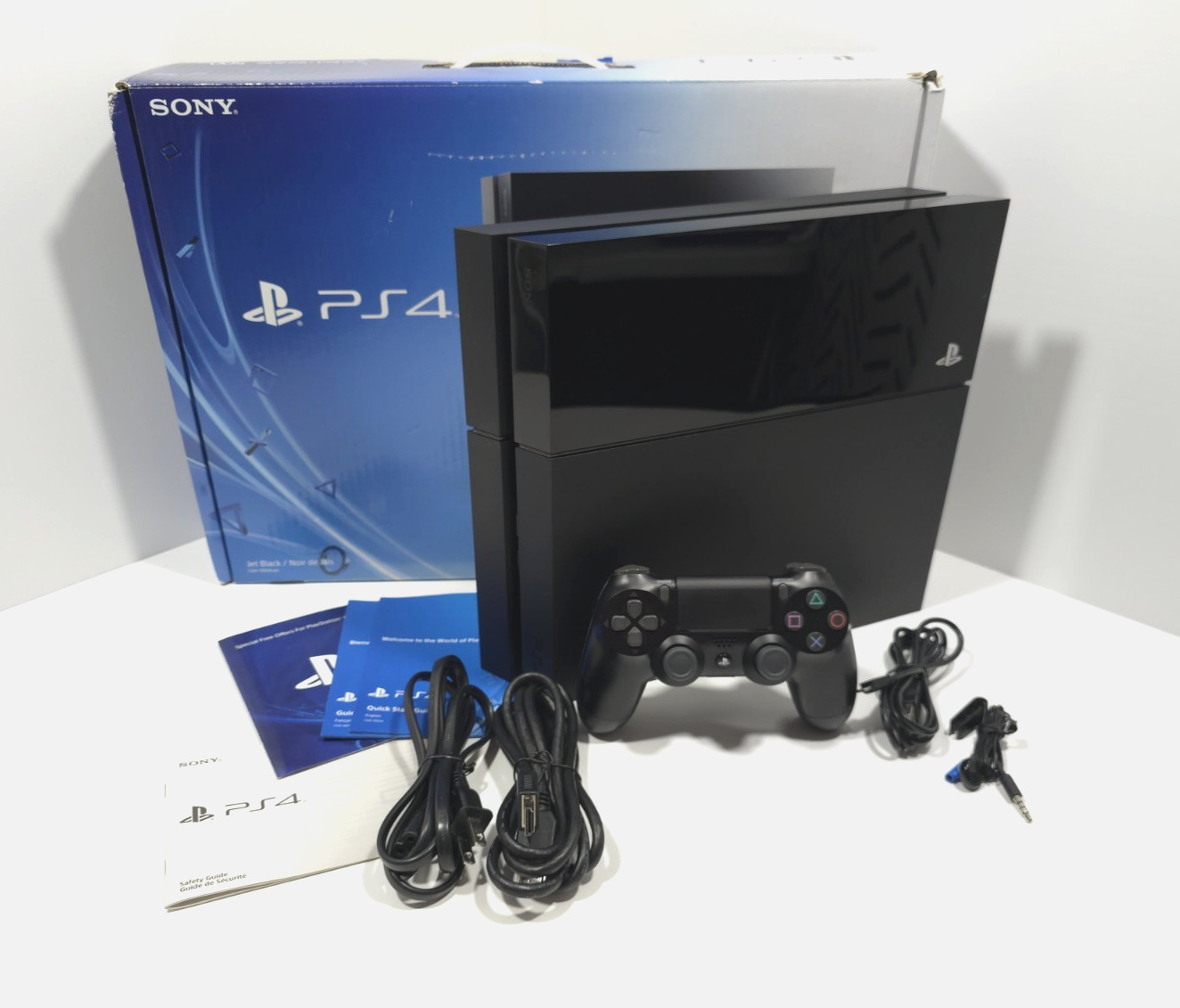 SONY PlayStation 4 500GB Launch, Complete In Box, PS4 Firmware 10.50, Tested