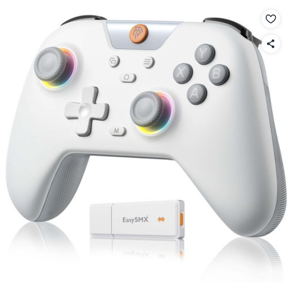 EasySMX X05 Wireless Gamepad Hall Effect Joystick for PC Switch iOS Android New