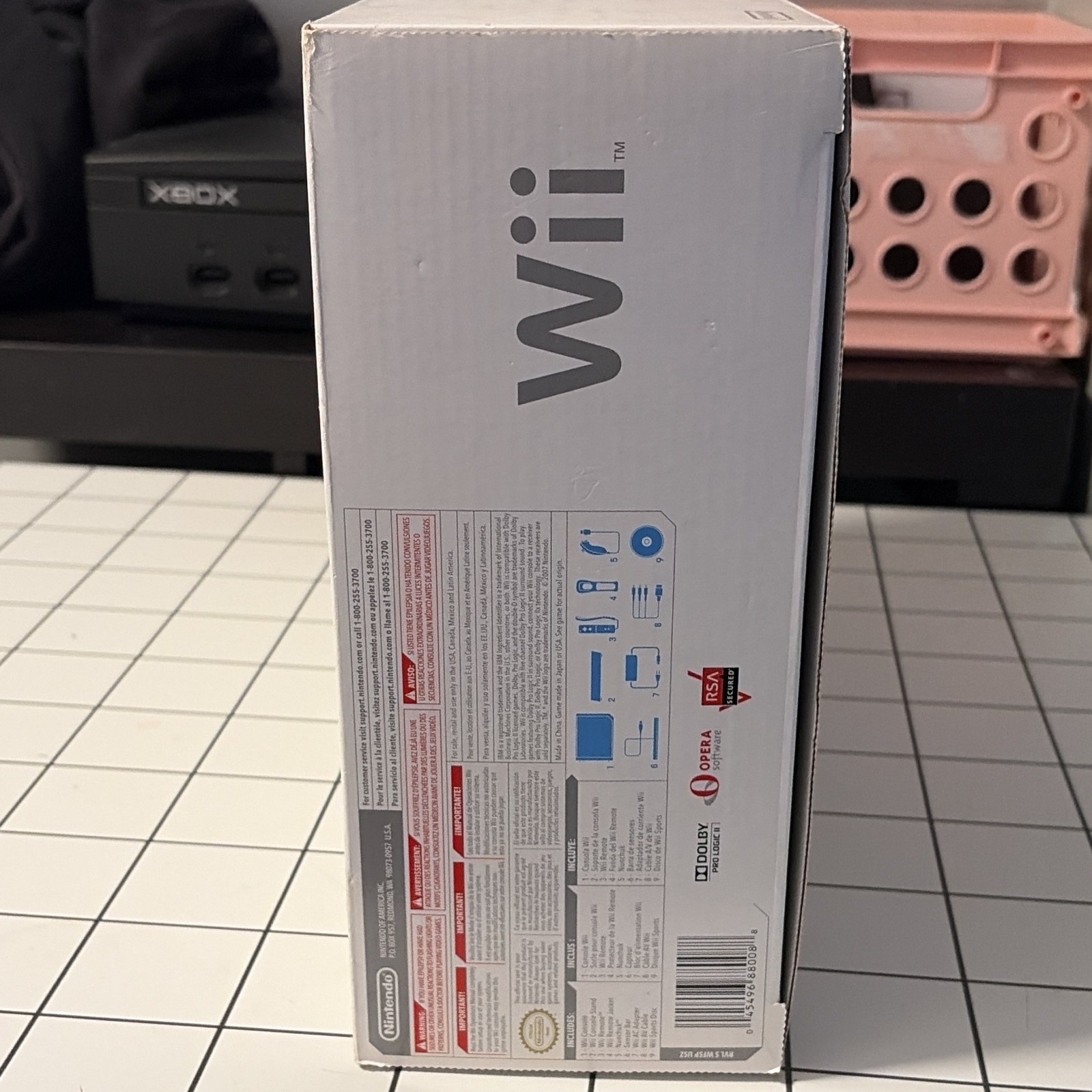 Nintendo Wii RVL-001 White Console NTSC-U/C Wii Sports CIB Tested Clean Package