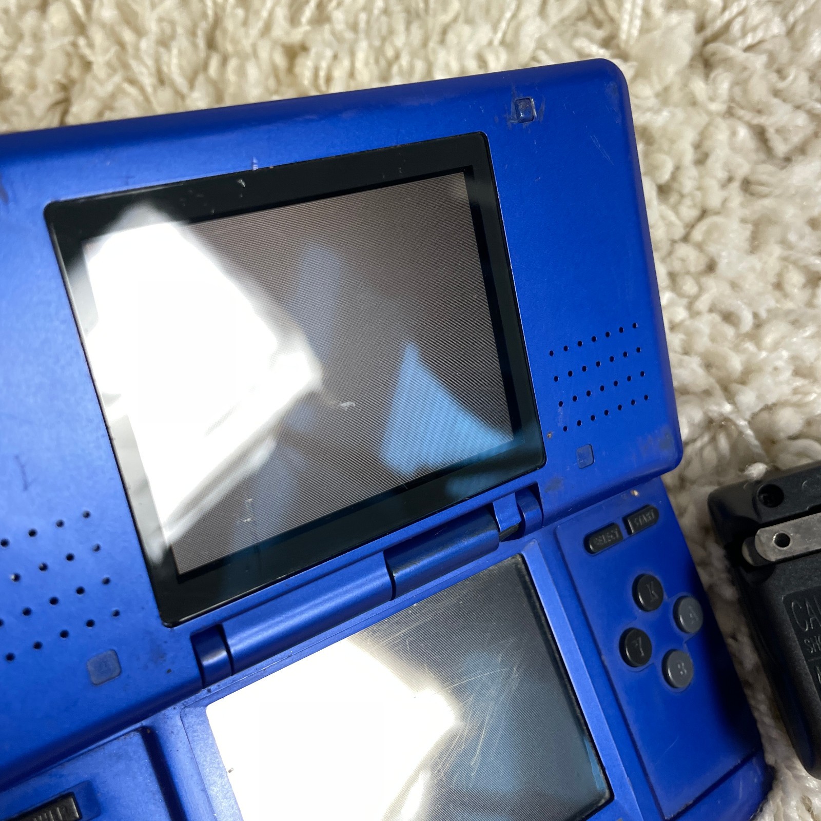 Nintendo DS Original NTR-001 Cobalt Blue Handheld Console System READ