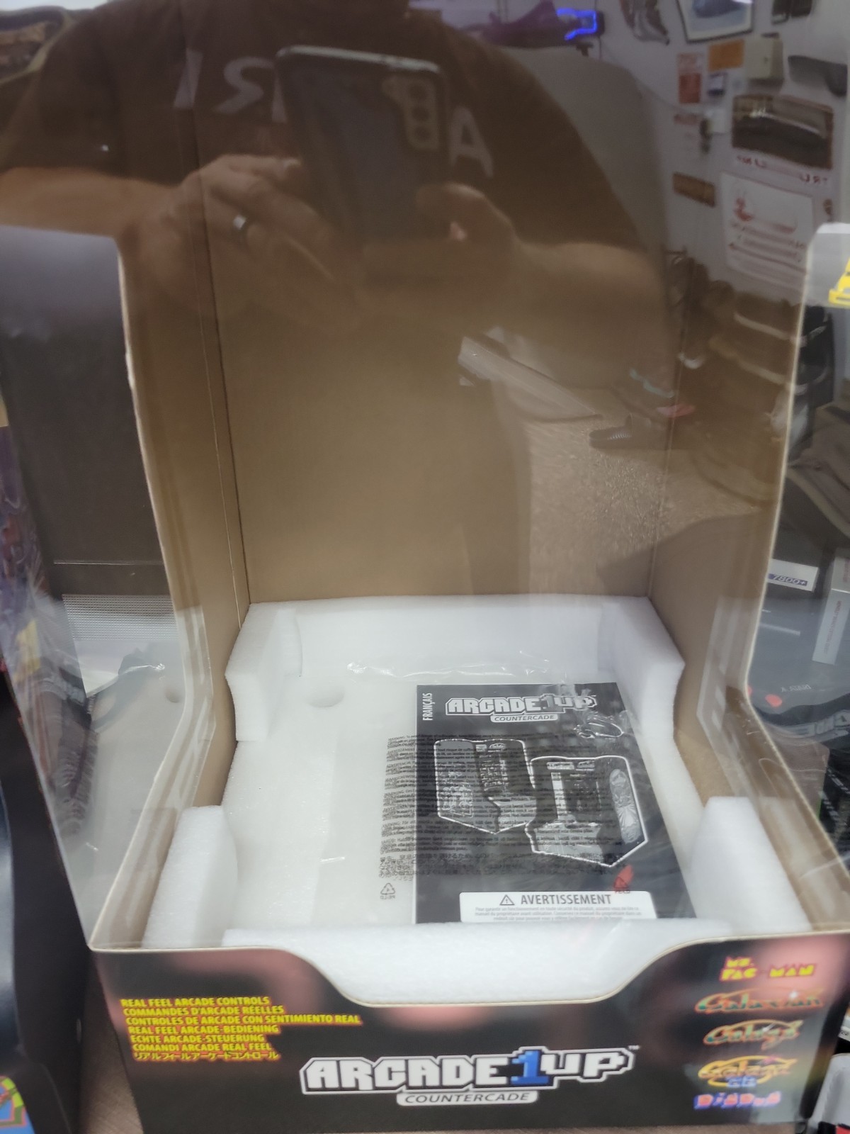 Arcade1Up Ms. Pacman/Galaga 81 Countercade Arcade – MSP-C-23810 Open Box Tested